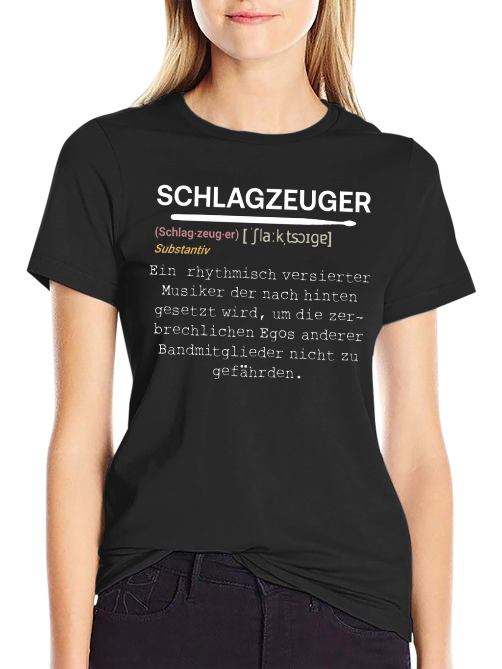 Drummer Definition T-Shirt - German Humor