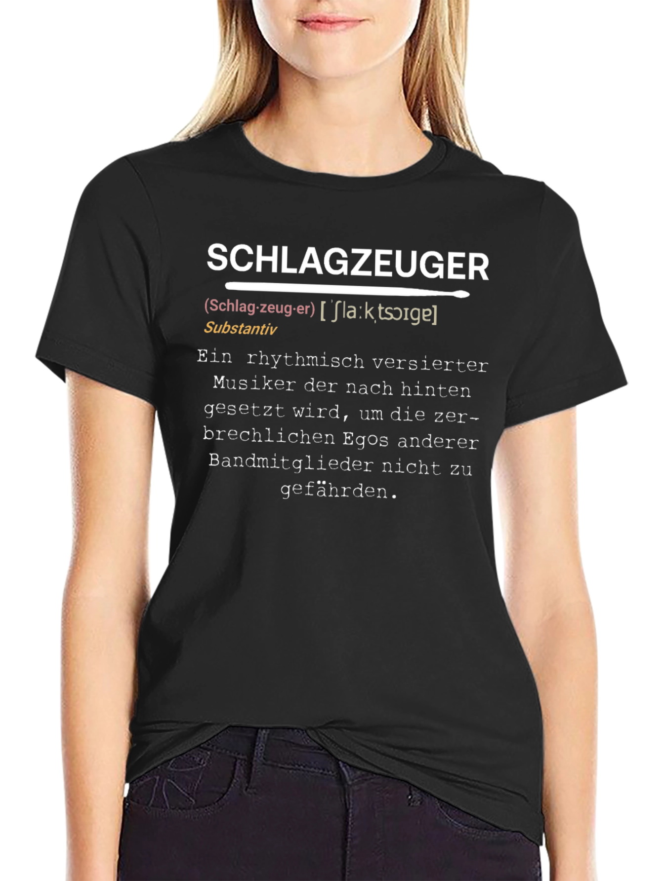 Drummer Definition T-Shirt - German Humor