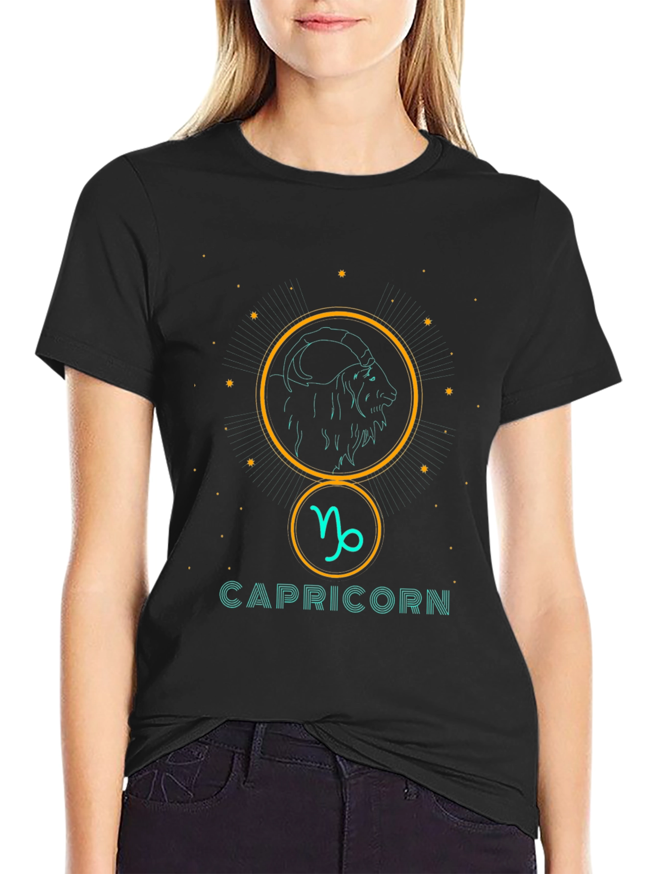 Capricorn Zodiac Sign Graphic Tee