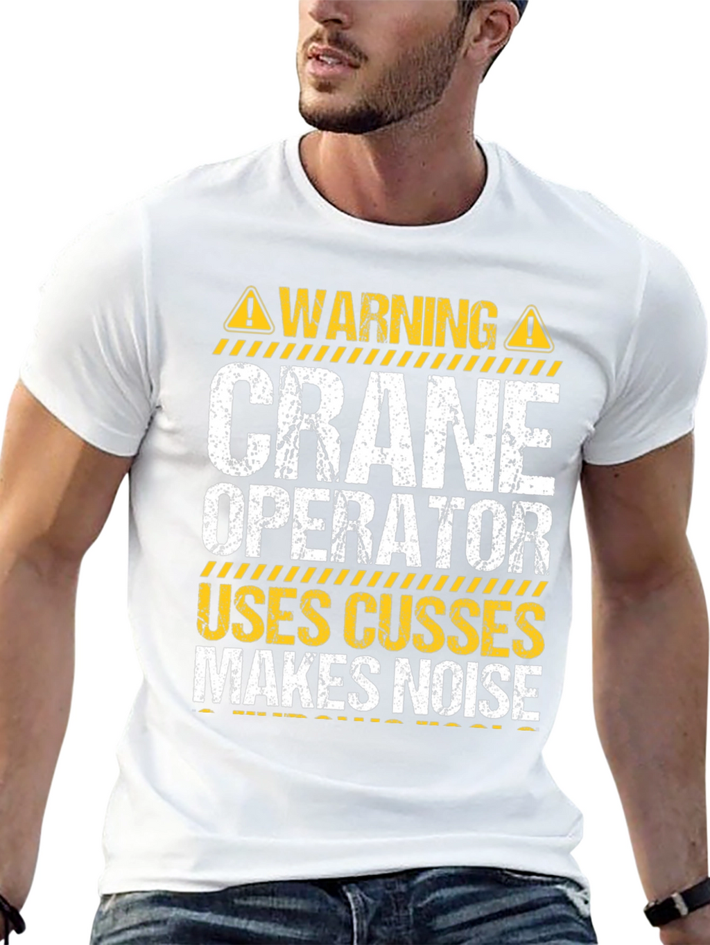 Warning Crane Operator T-Shirt