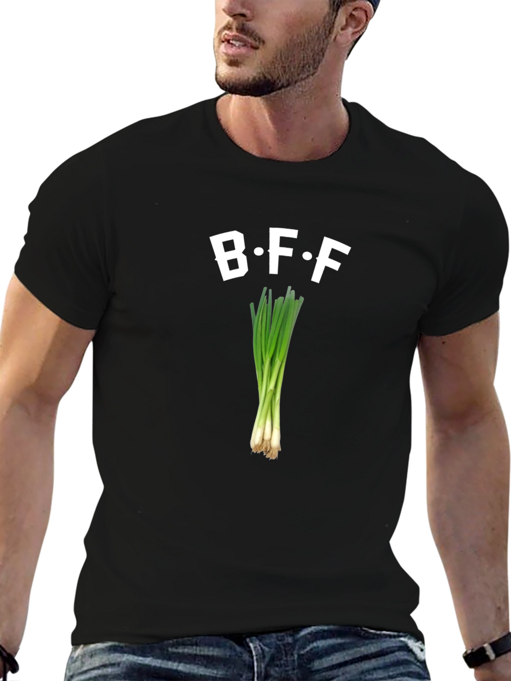 BFF Green Onion Graphic T-Shirt