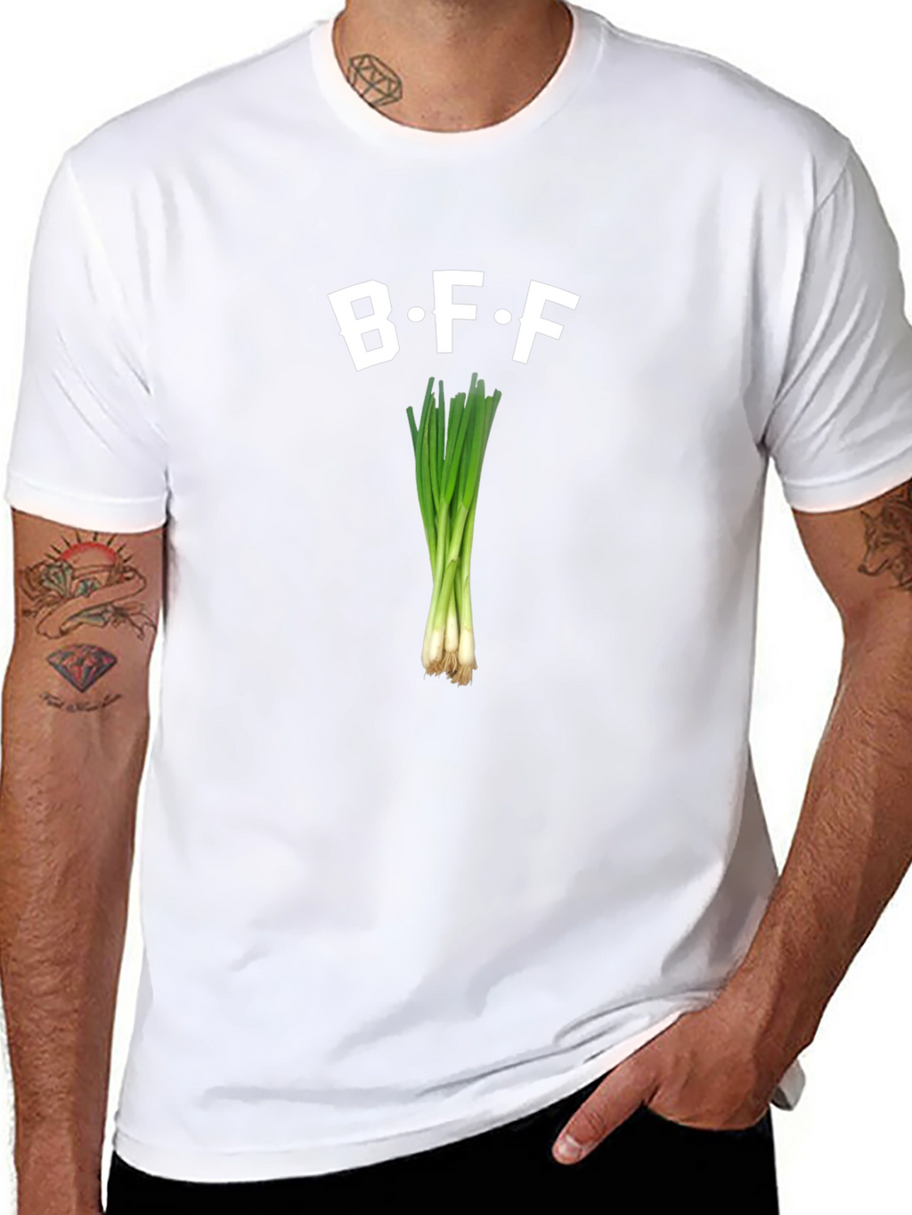 BFF Green Onion Graphic T-Shirt