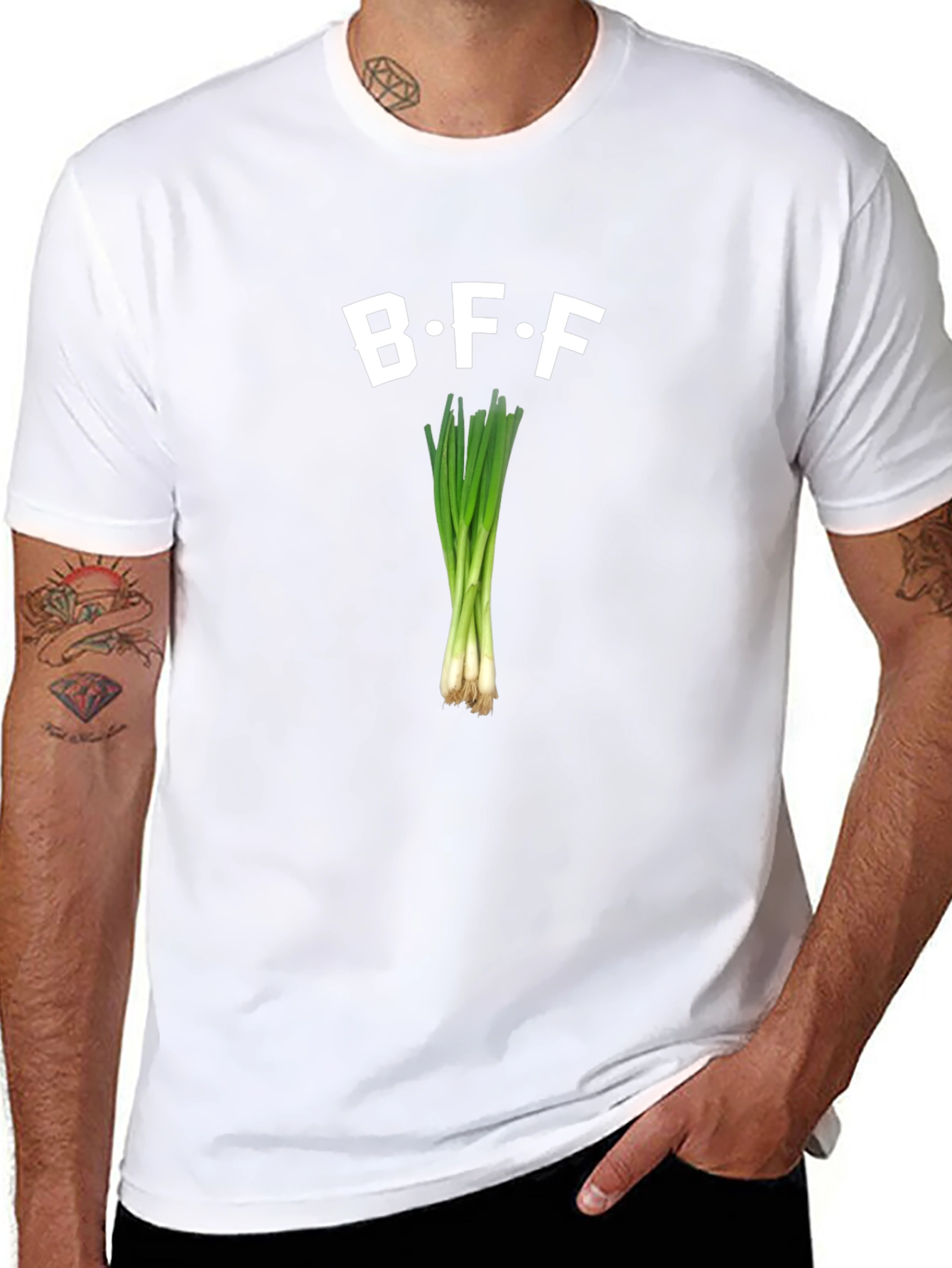 BFF Green Onion Graphic T-Shirt