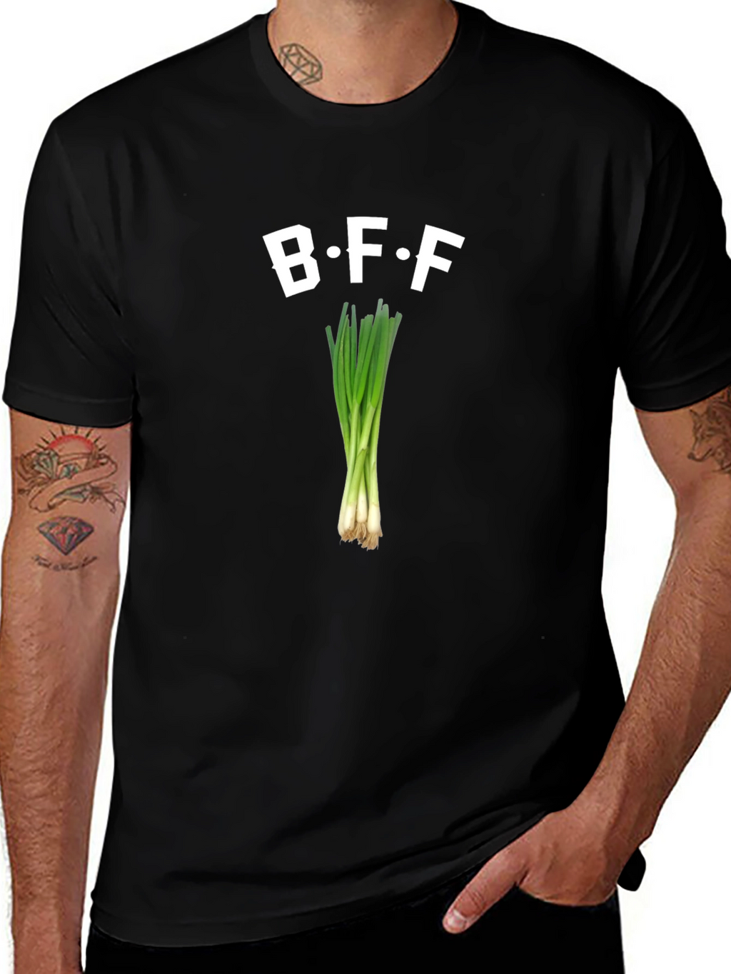 BFF Green Onion Graphic T-Shirt