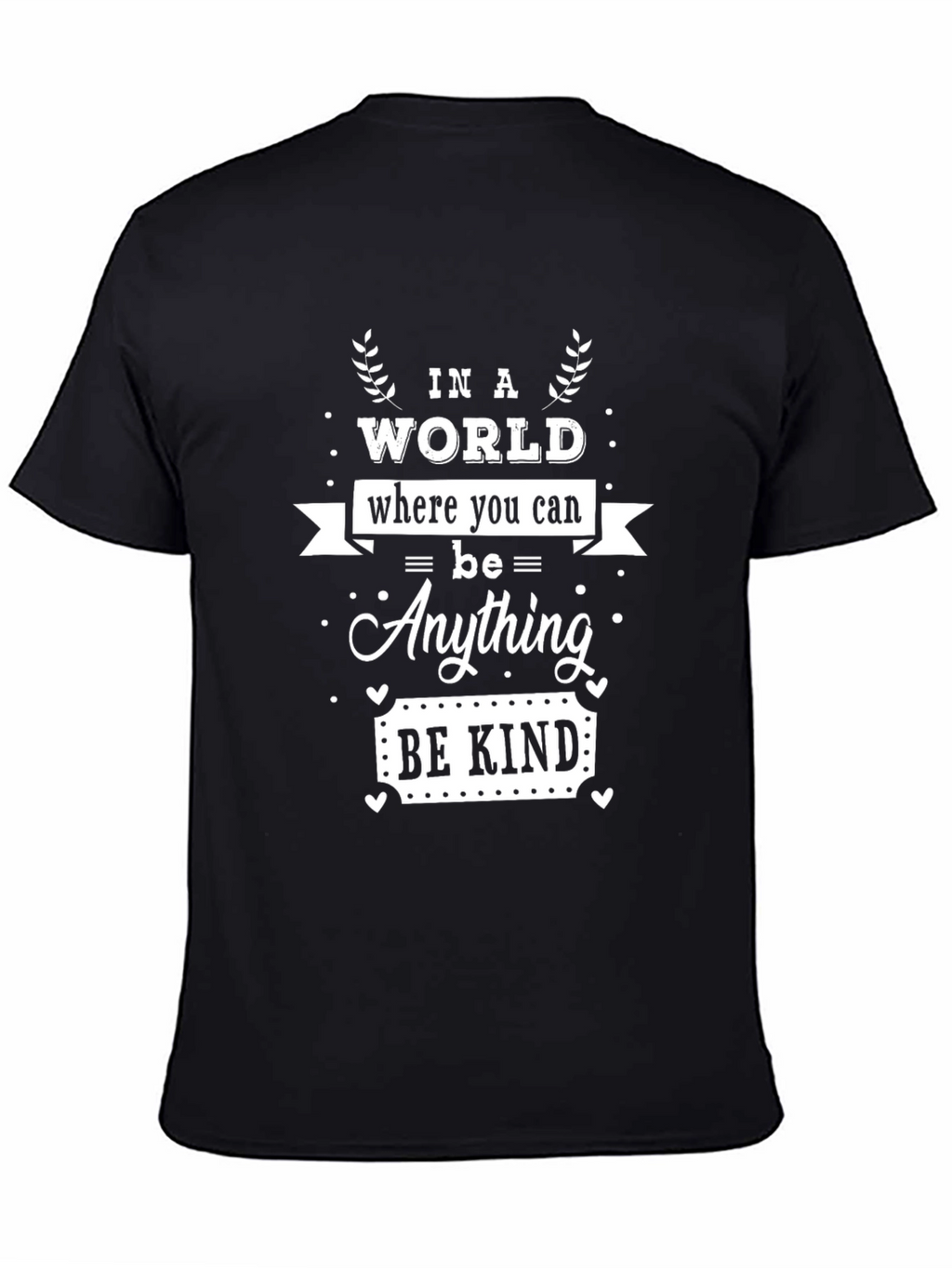 Be Kind Graphic Tee - Inspirational Black T-Shirt