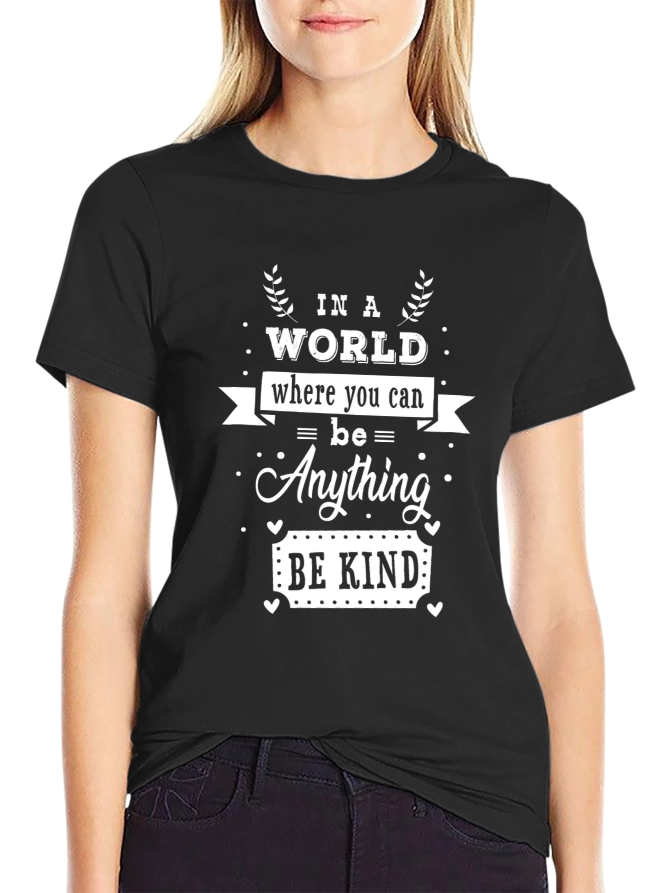 Be Kind Graphic Tee - Inspirational Black T-Shirt
