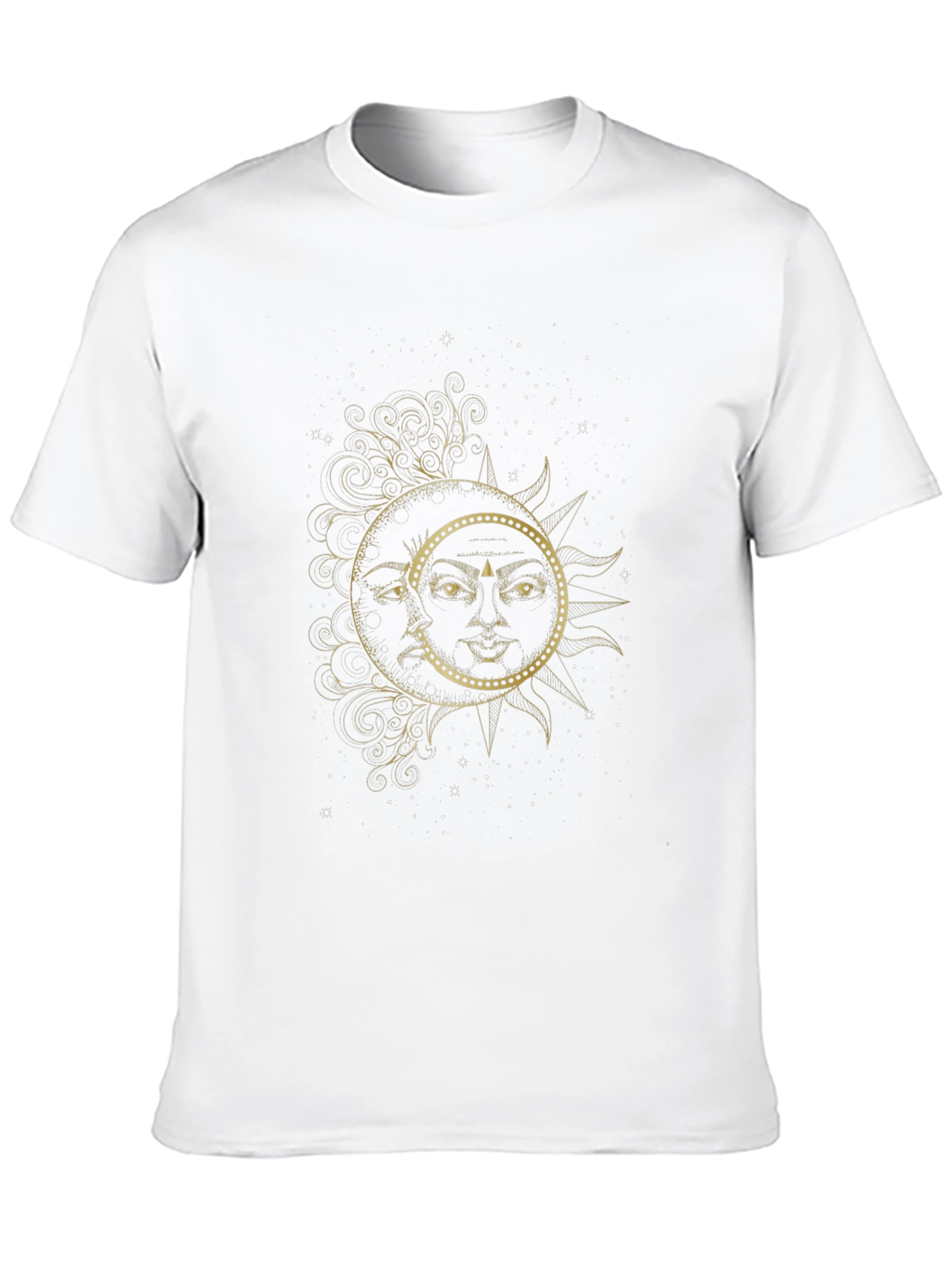 Celestial Sun & Moon Graphic T-Shirt