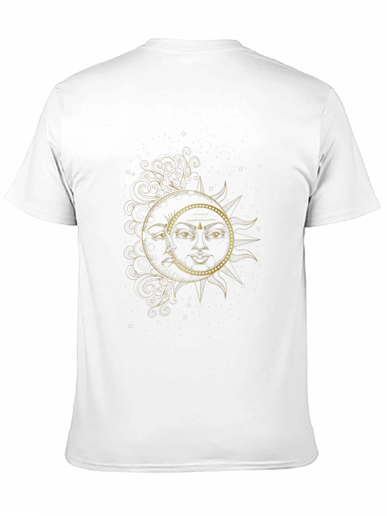 Celestial Sun & Moon Graphic T-Shirt