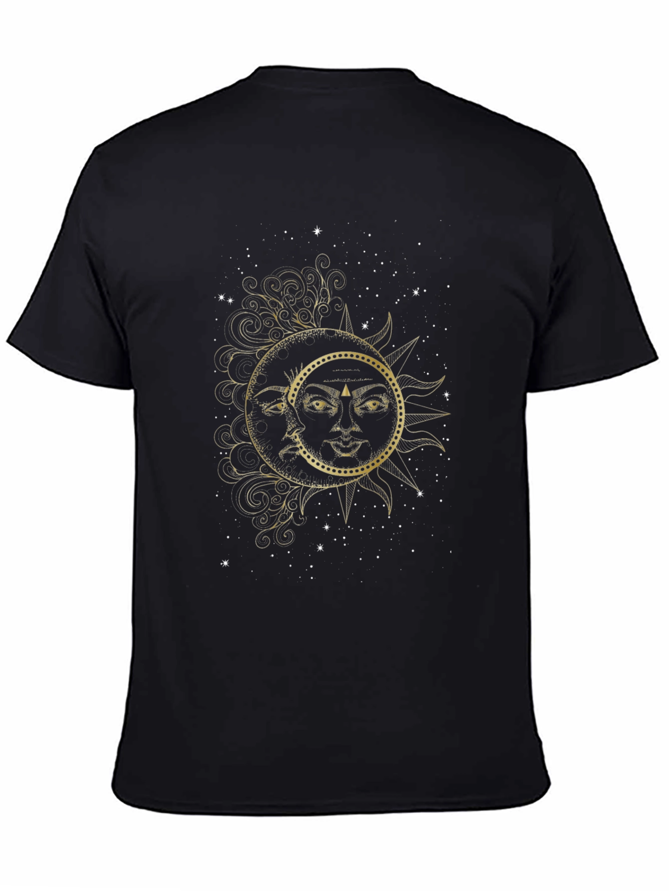 Celestial Sun & Moon Graphic T-Shirt