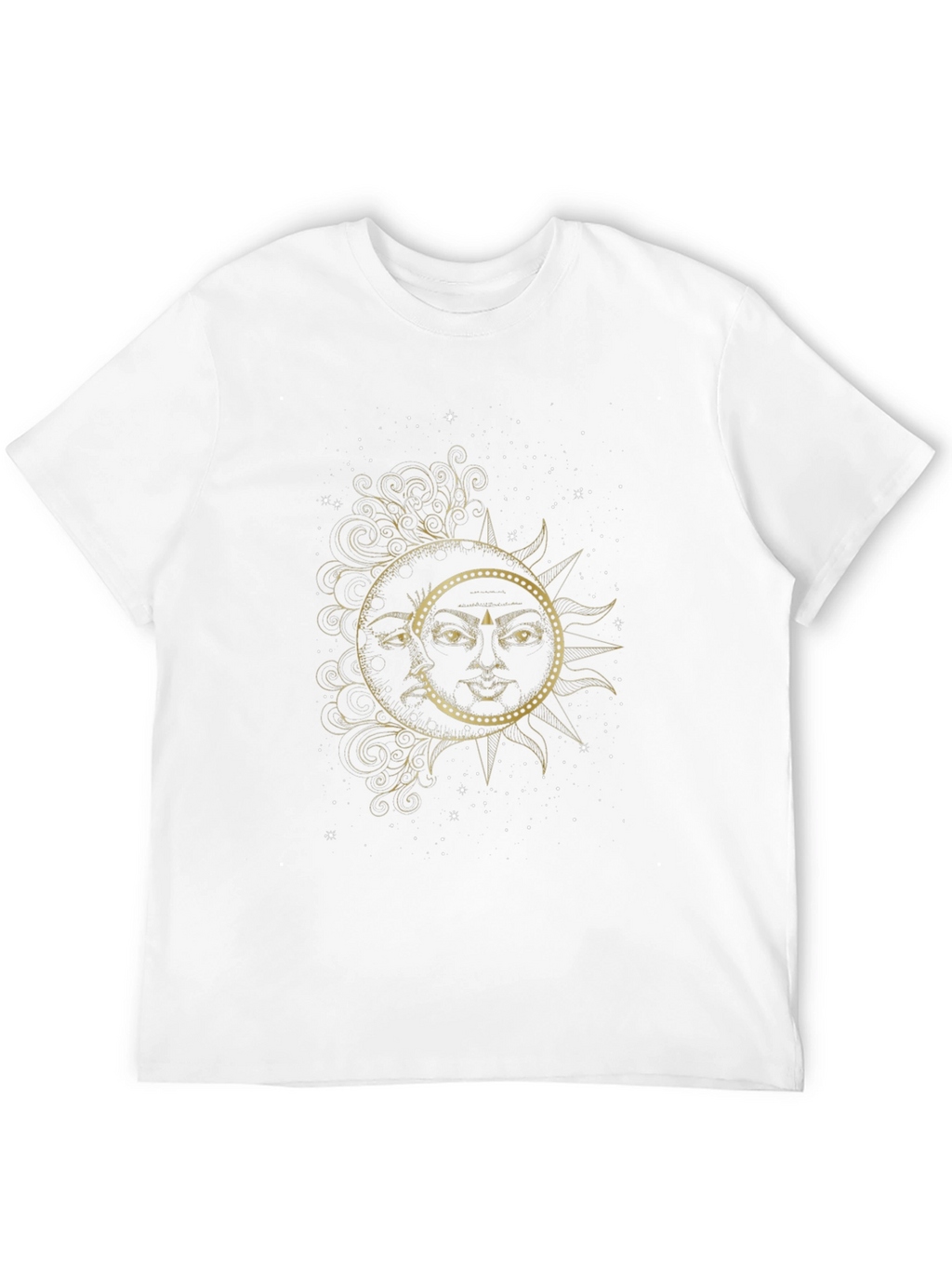 Celestial Sun & Moon Graphic T-Shirt
