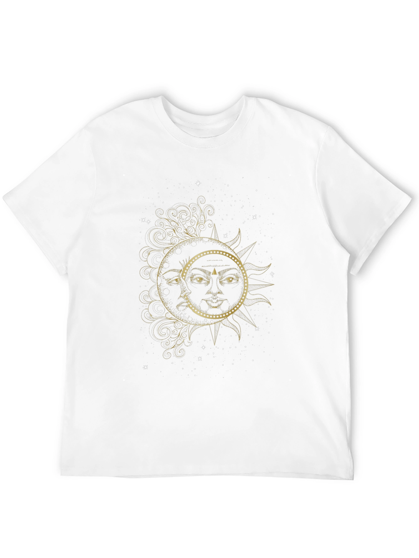 Celestial Sun & Moon Graphic T-Shirt