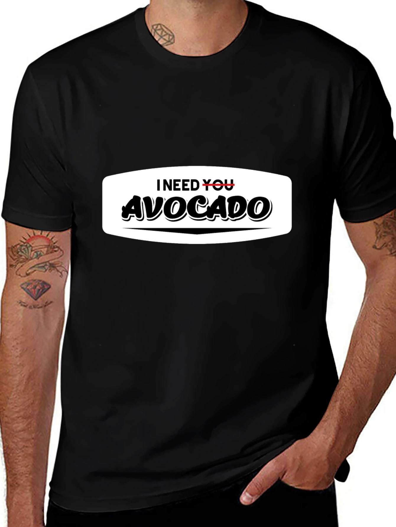 I Need You Avocado Funny Graphic T-Shirt