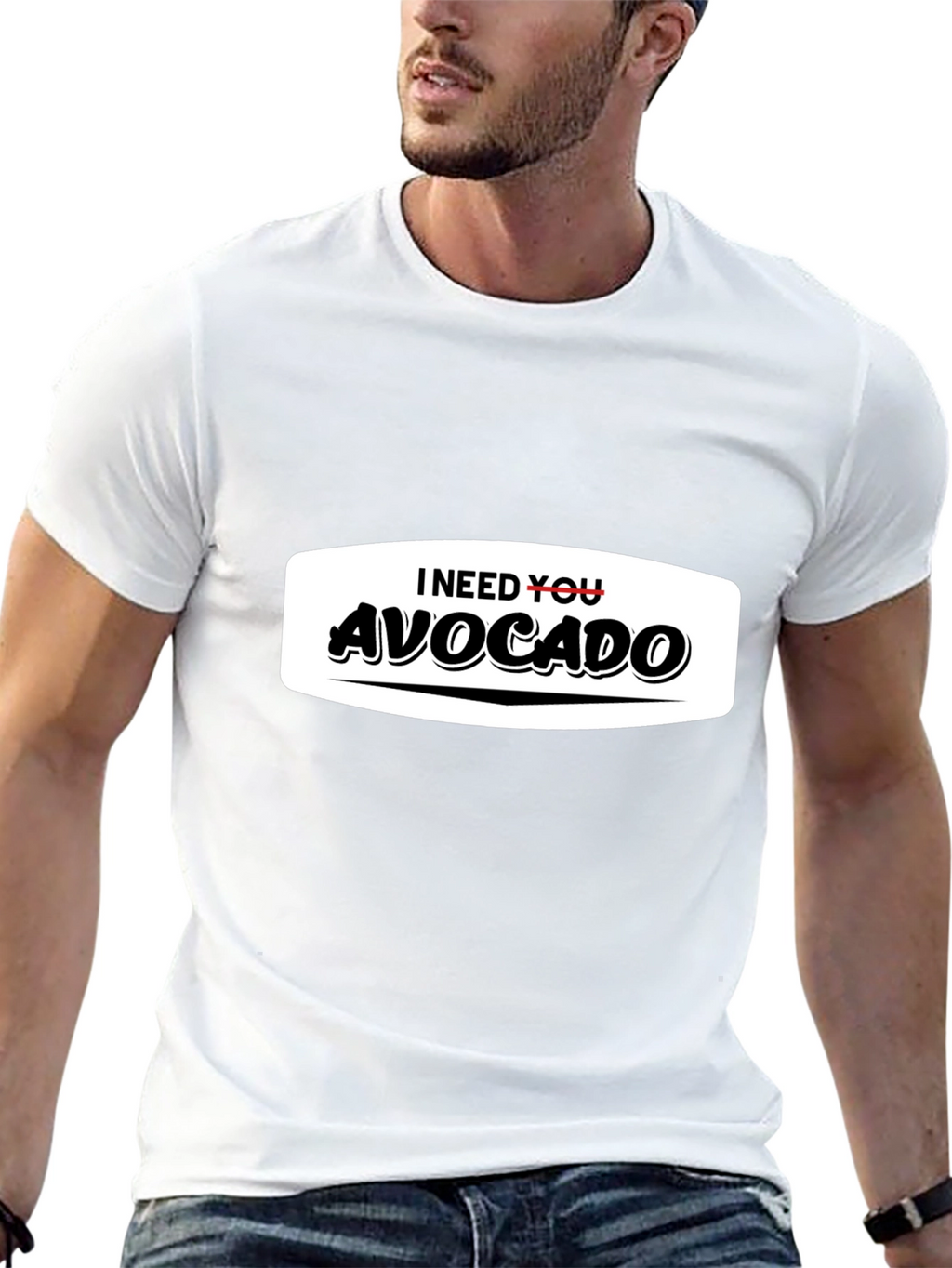 I Need You Avocado Funny Graphic T-Shirt