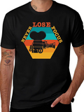 Never Lose Focus T-Shirt - Retro Camera Design