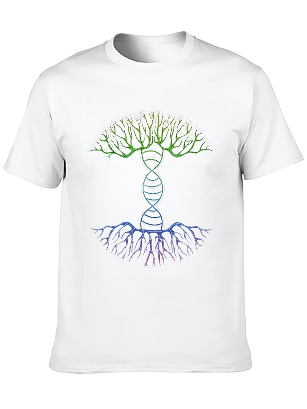 DNA Tree Graphic T-Shirt - Stylish Science Apparel