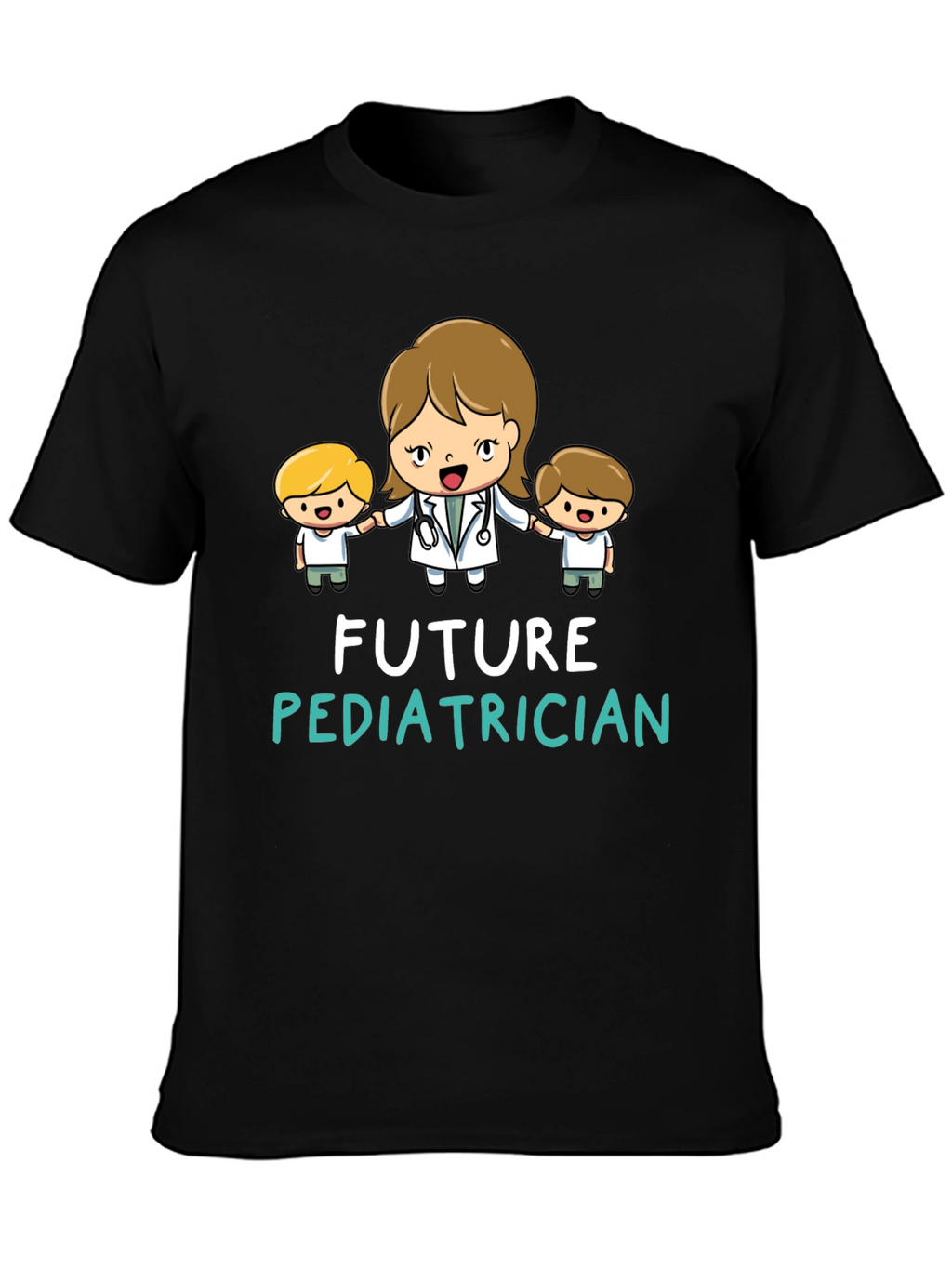 Future Pediatrician Black T-Shirt