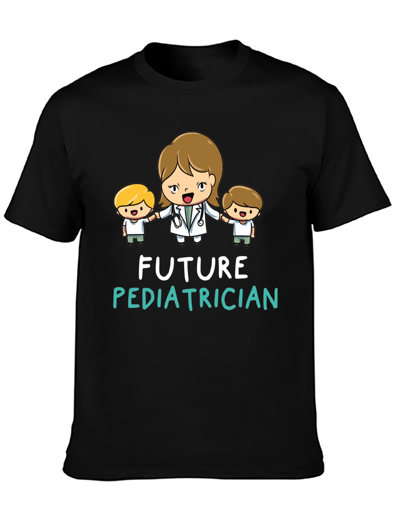 Future Pediatrician Black T-Shirt