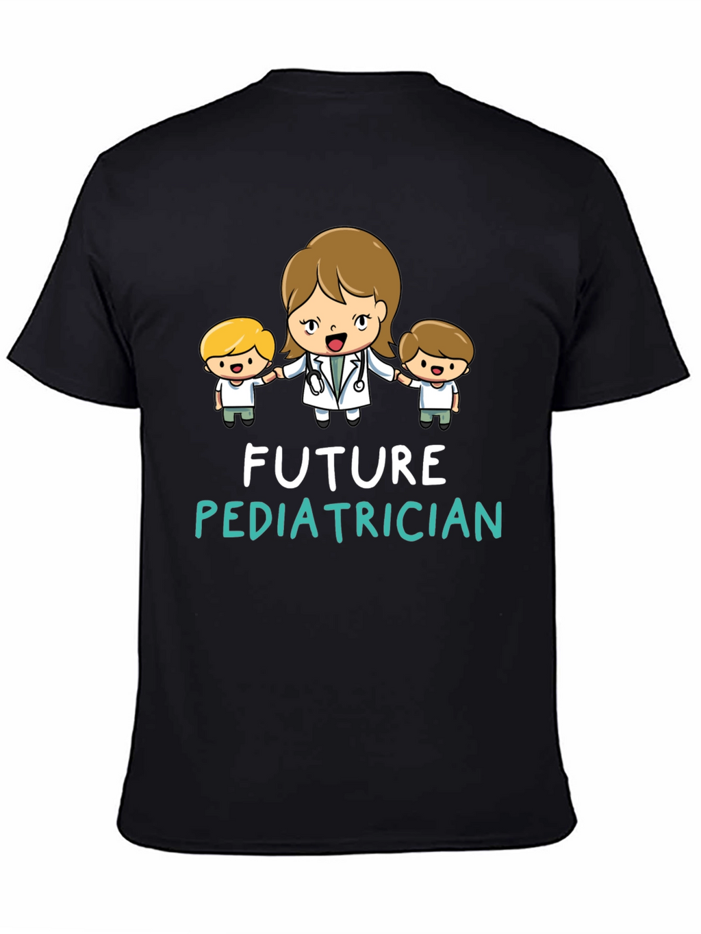 Future Pediatrician Black T-Shirt