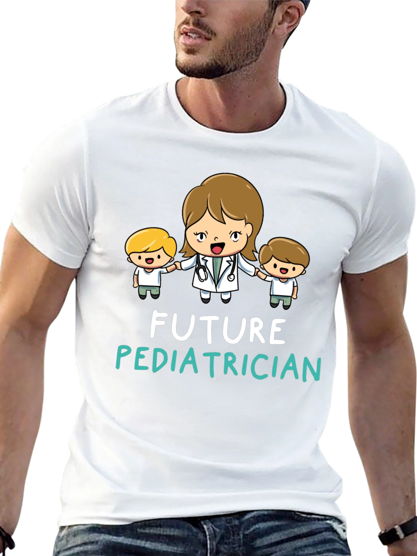 Future Pediatrician Black T-Shirt