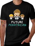 Future Pediatrician Black T-Shirt