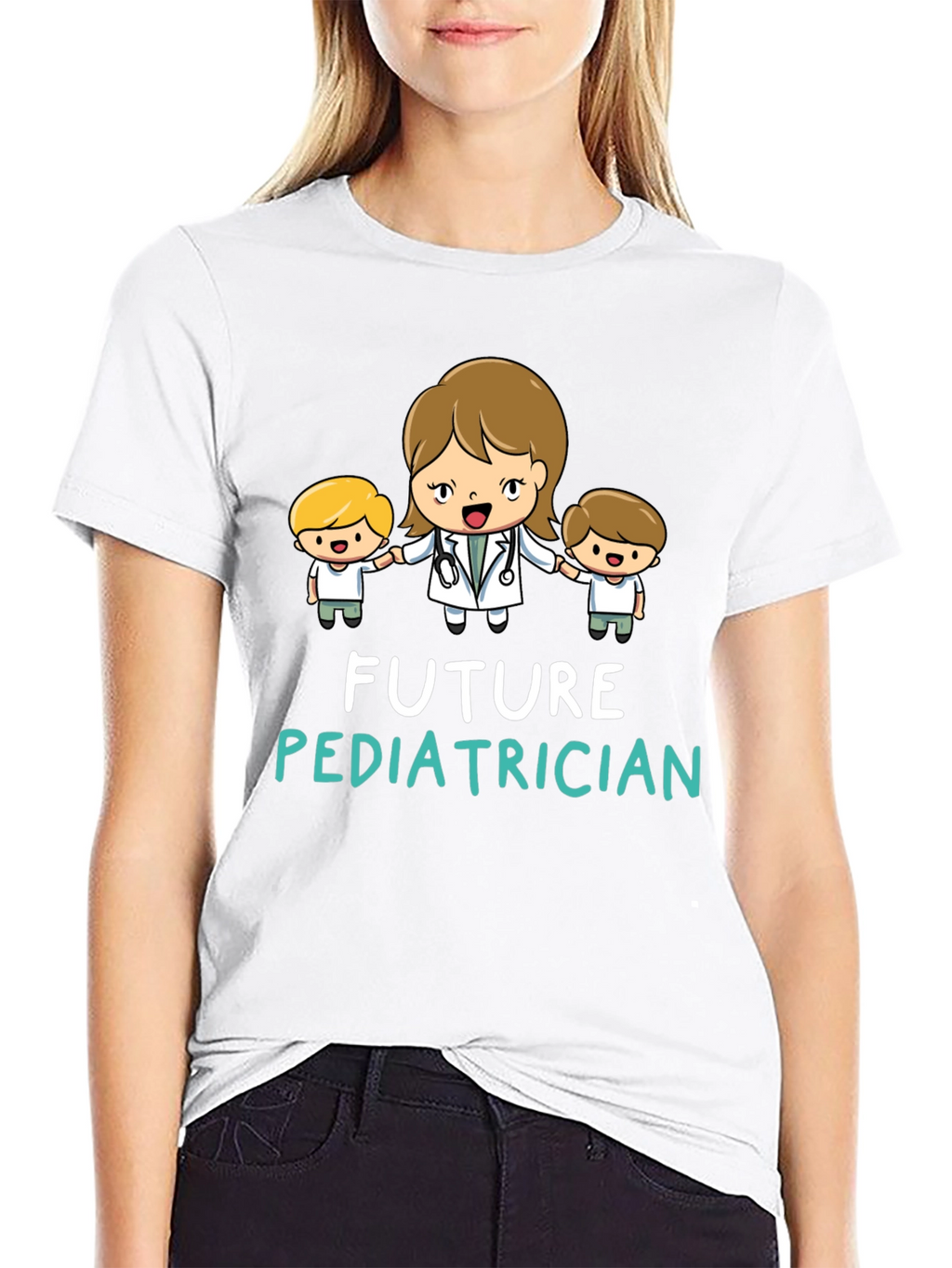 Future Pediatrician Black T-Shirt