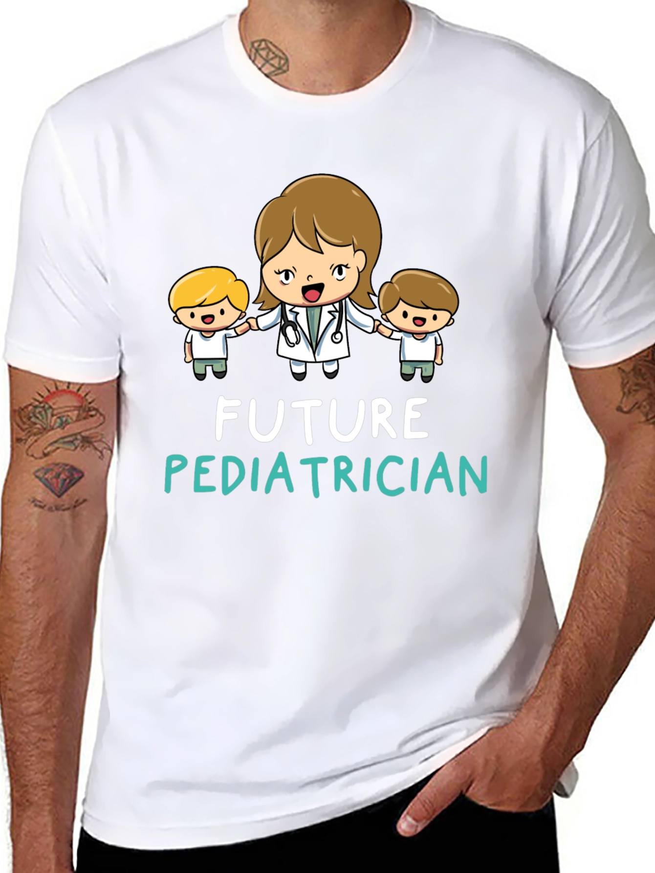 Future Pediatrician Black T-Shirt