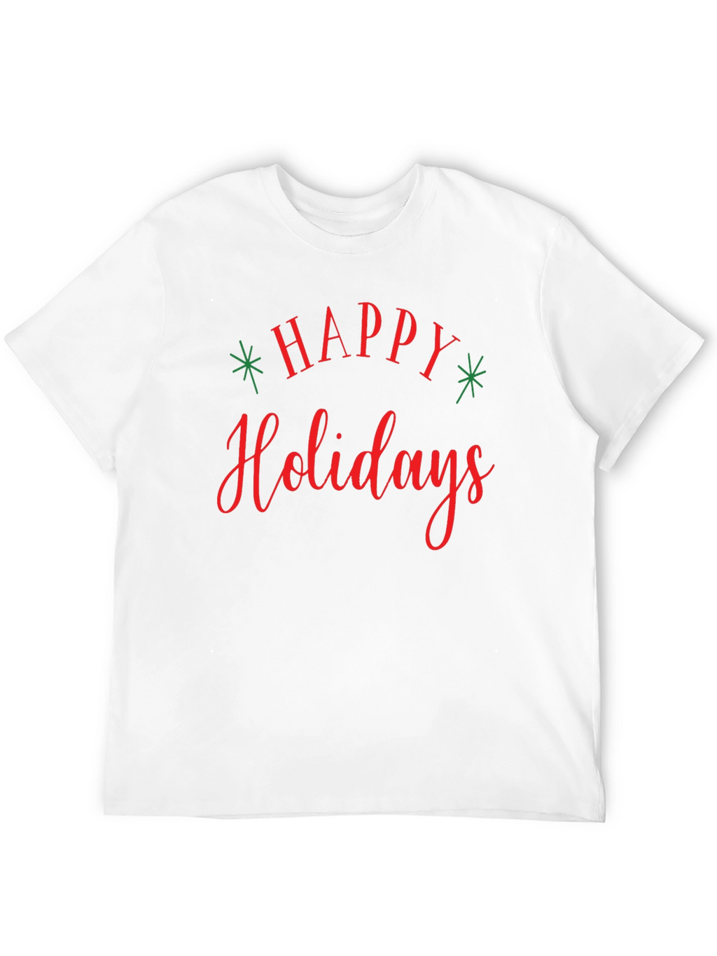 Happy Holidays Graphic T-Shirt - Festive Holiday Apparel