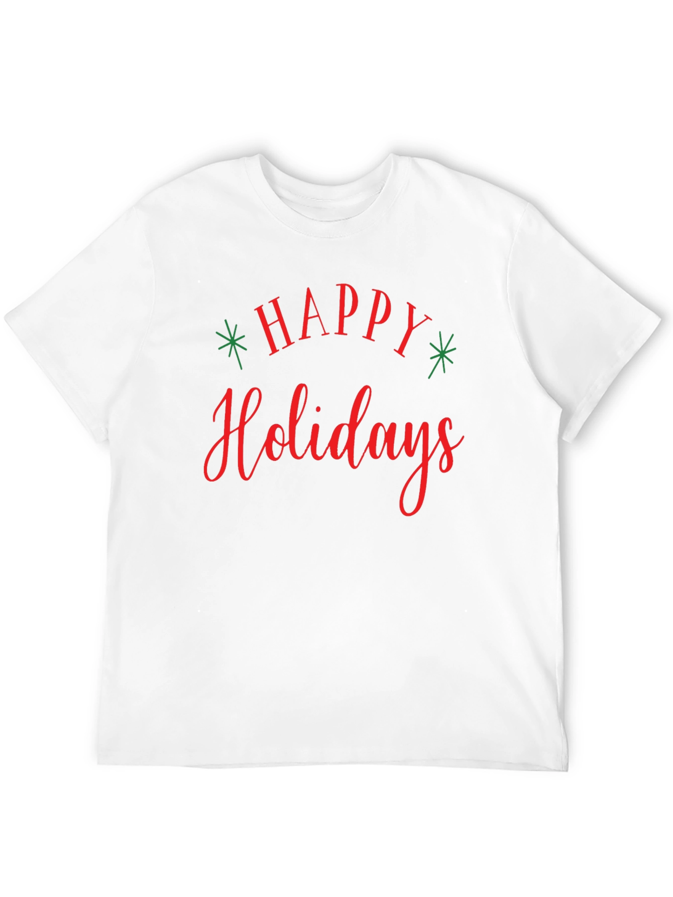 Happy Holidays Graphic T-Shirt - Festive Holiday Apparel