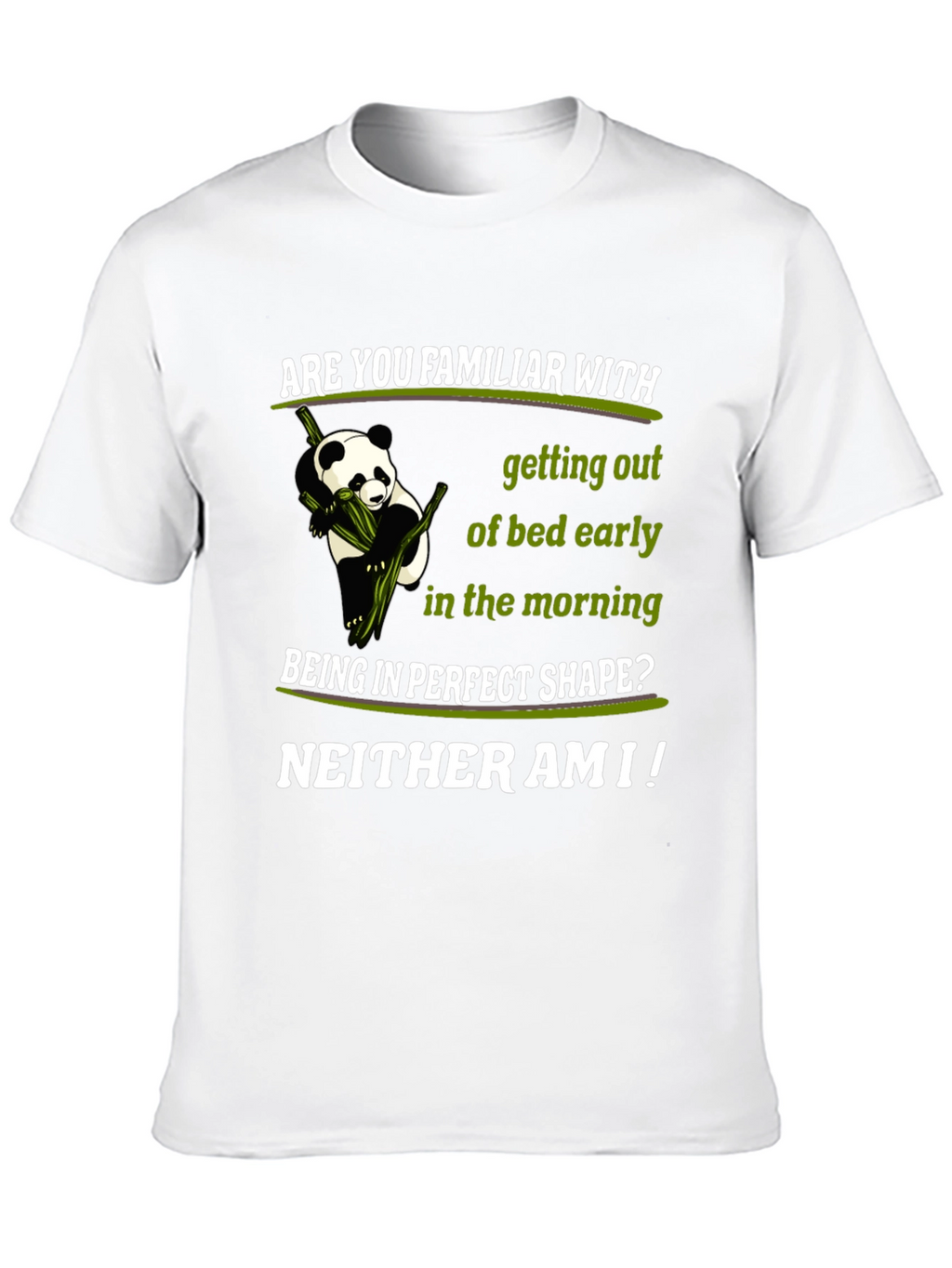 Funny Panda T-Shirt: Are You Familiar?