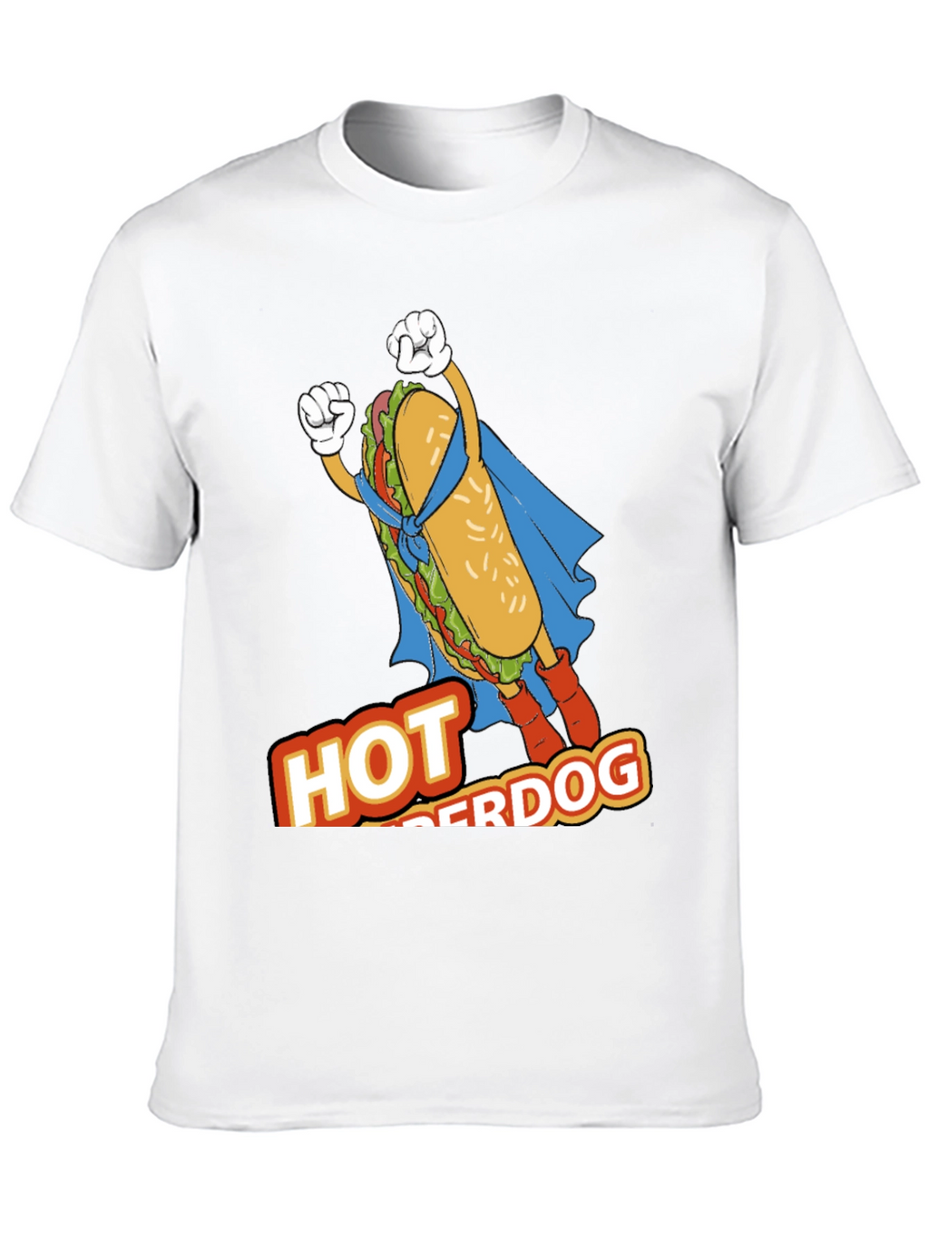 Hot Superdog T-Shirt - Funny Superhero Graphic Tee