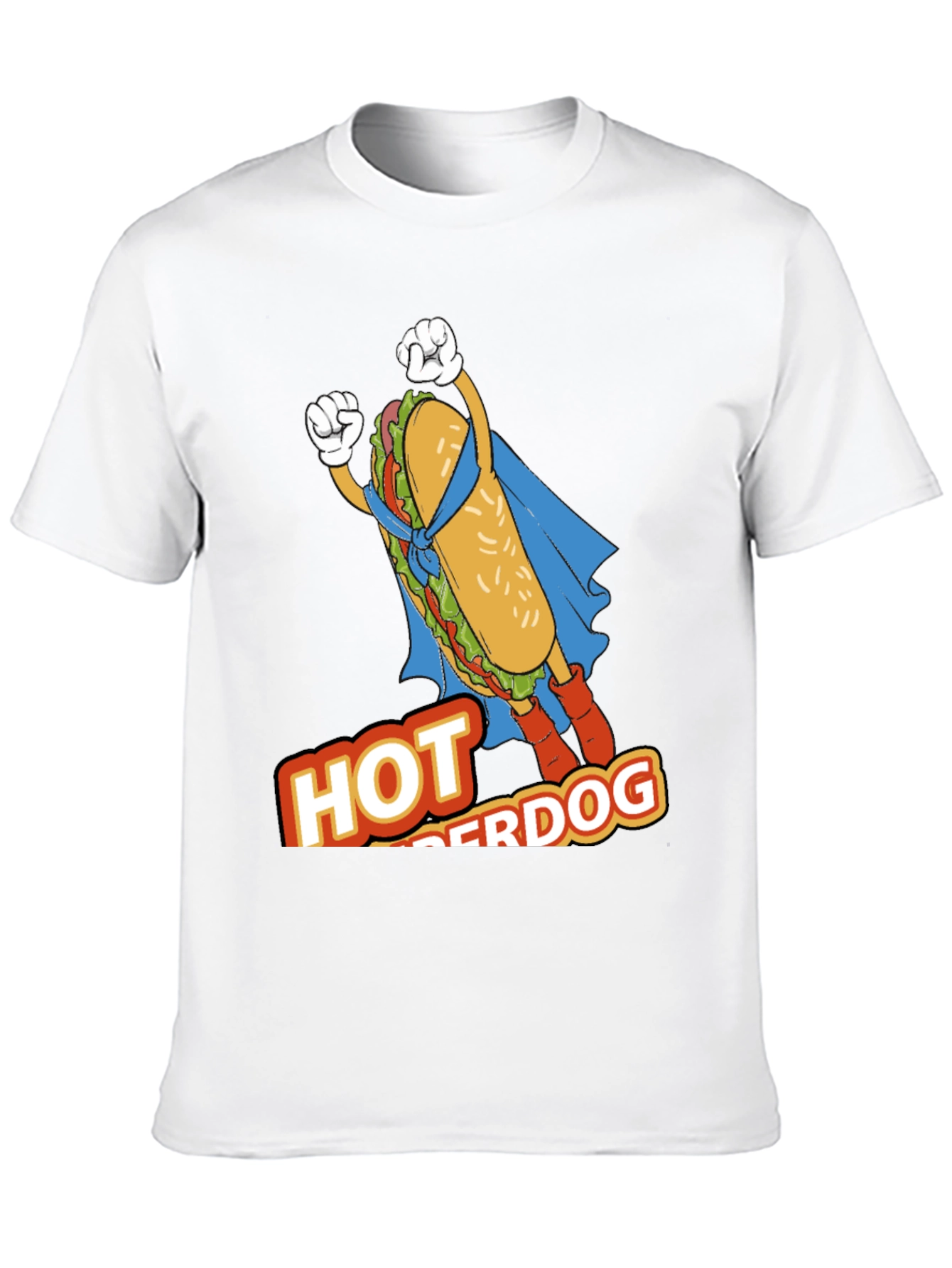Hot Superdog T-Shirt - Funny Superhero Graphic Tee