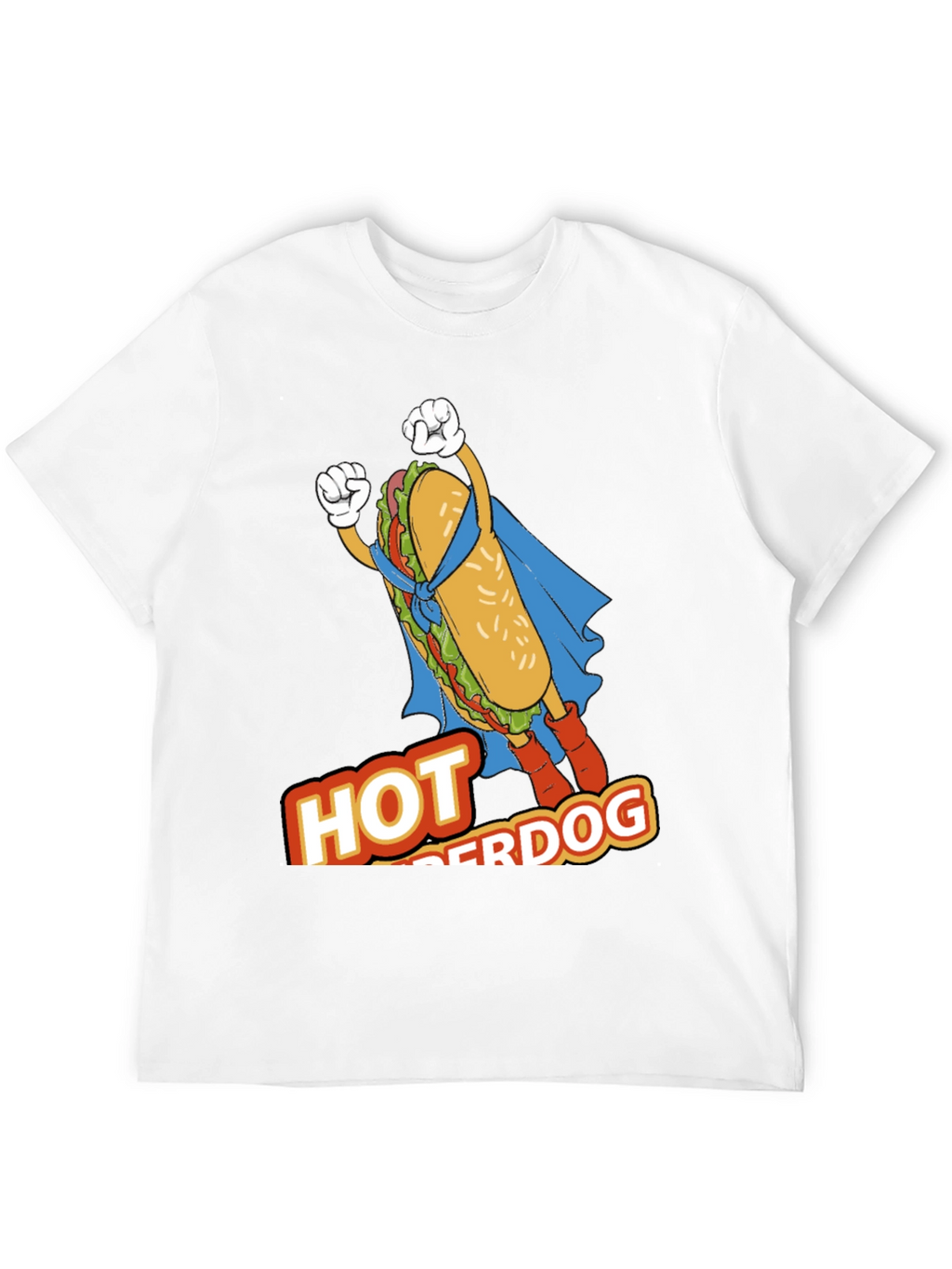 Hot Superdog T-Shirt - Funny Superhero Graphic Tee
