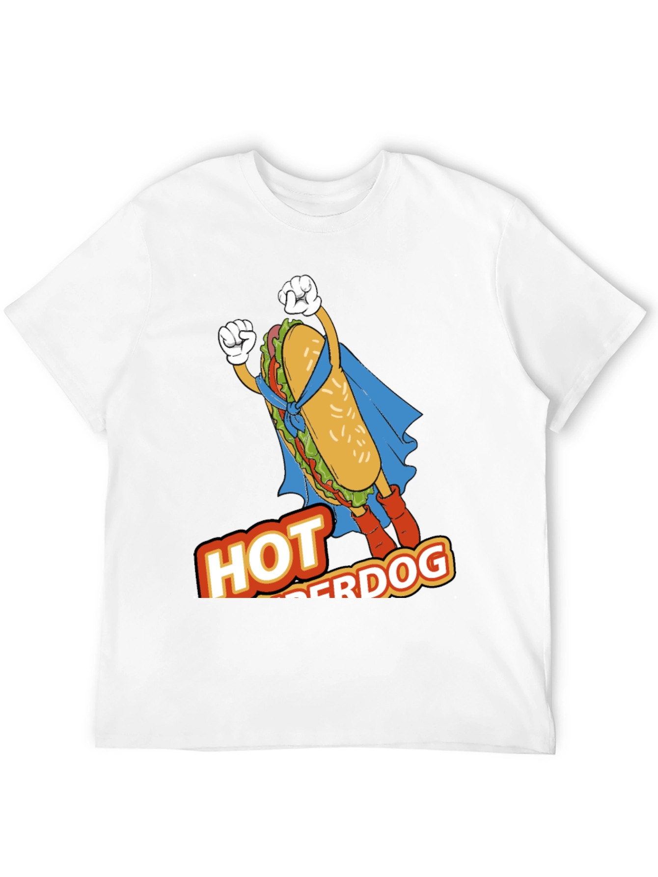 Hot Superdog T-Shirt - Funny Superhero Graphic Tee
