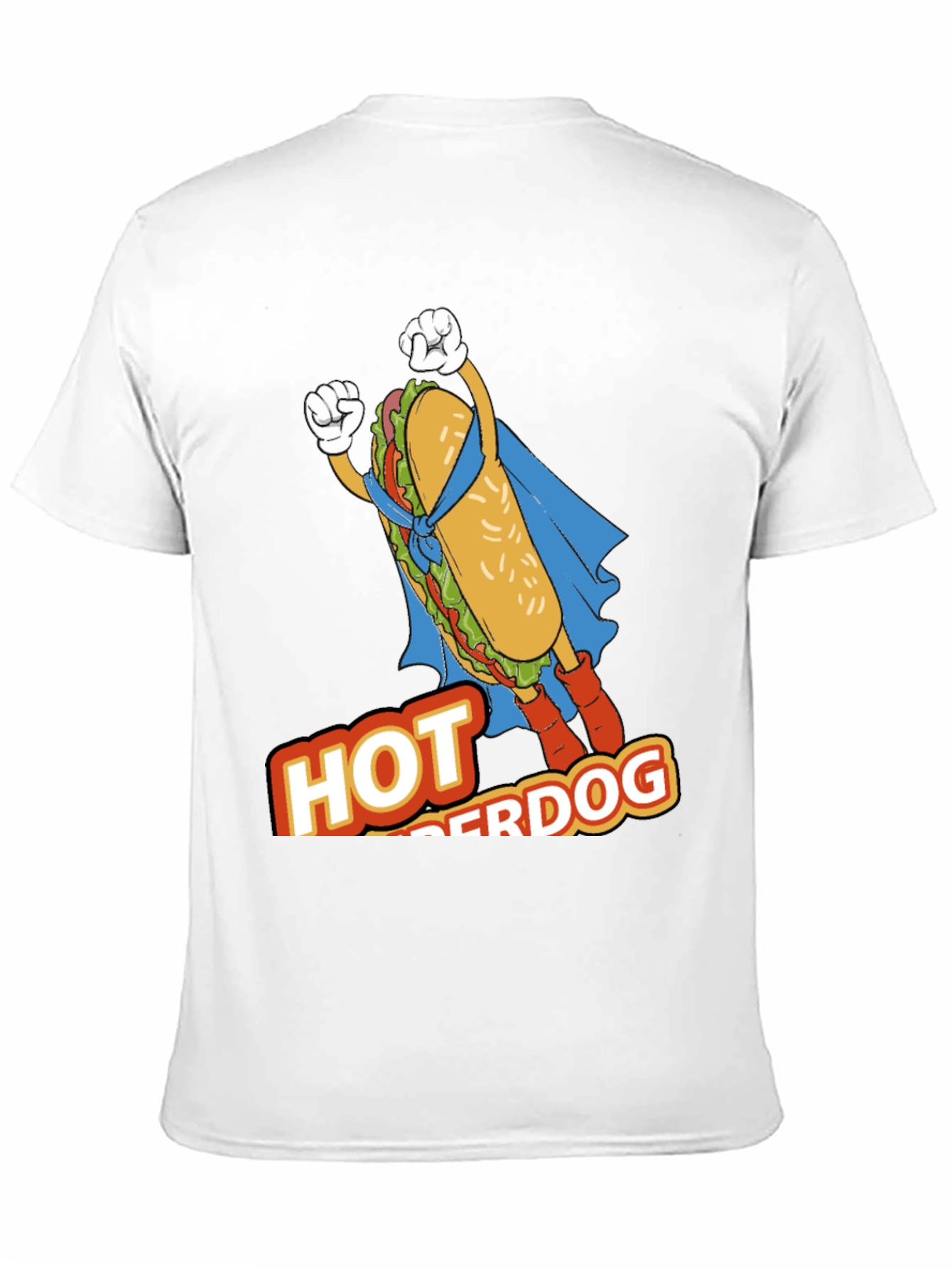 Hot Superdog T-Shirt - Funny Superhero Graphic Tee