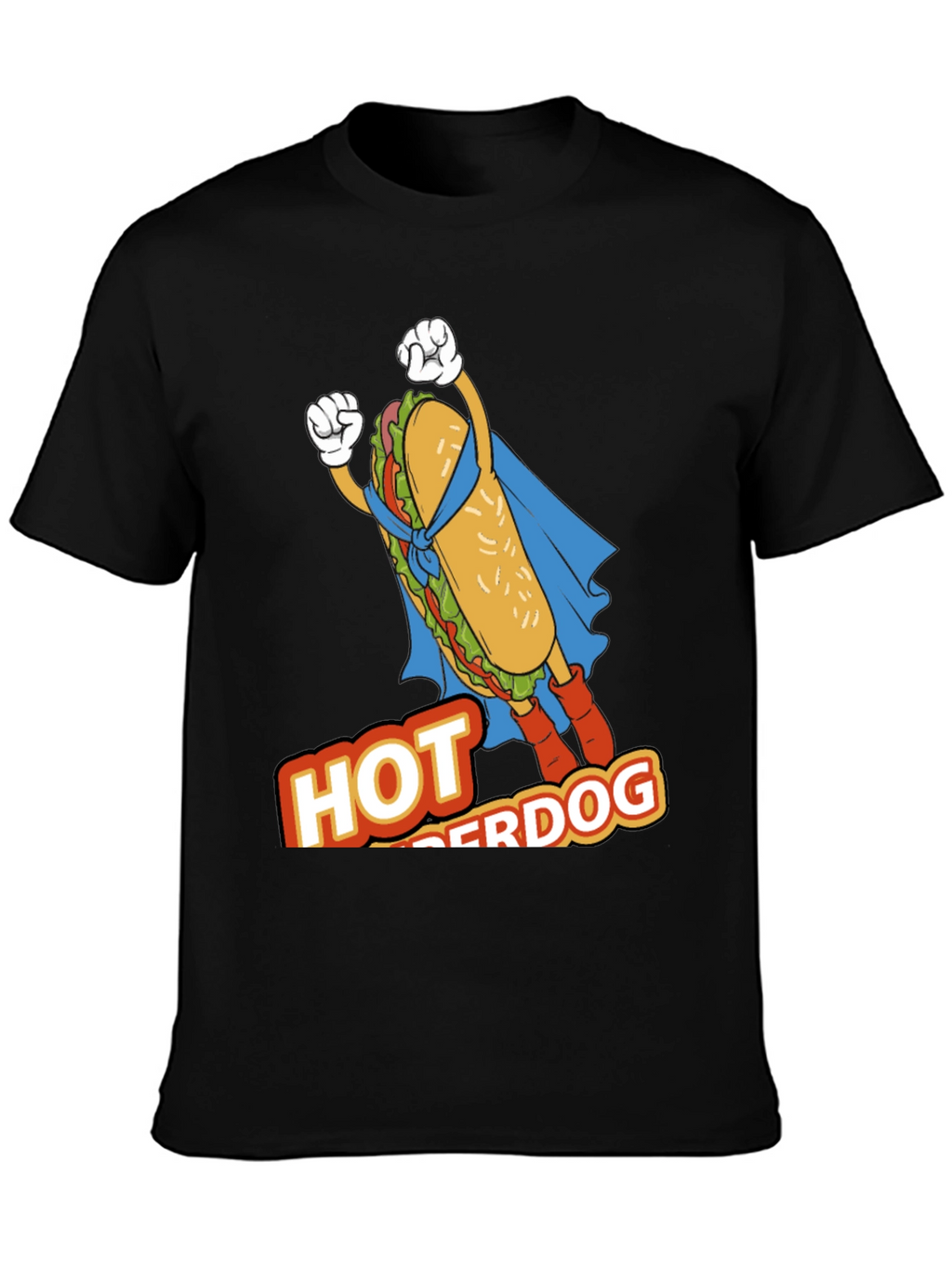 Hot Superdog T-Shirt - Funny Superhero Graphic Tee