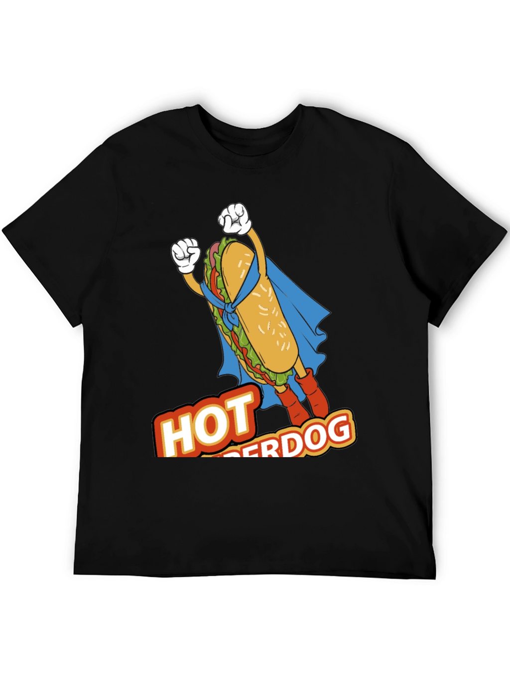 Hot Superdog T-Shirt - Funny Superhero Graphic Tee