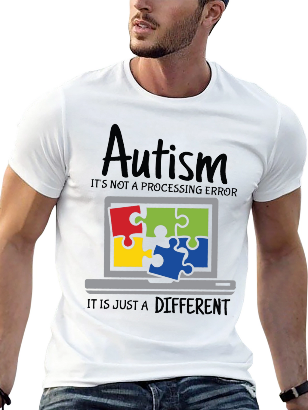 Autism Awareness T-Shirt - Not a Processing Error