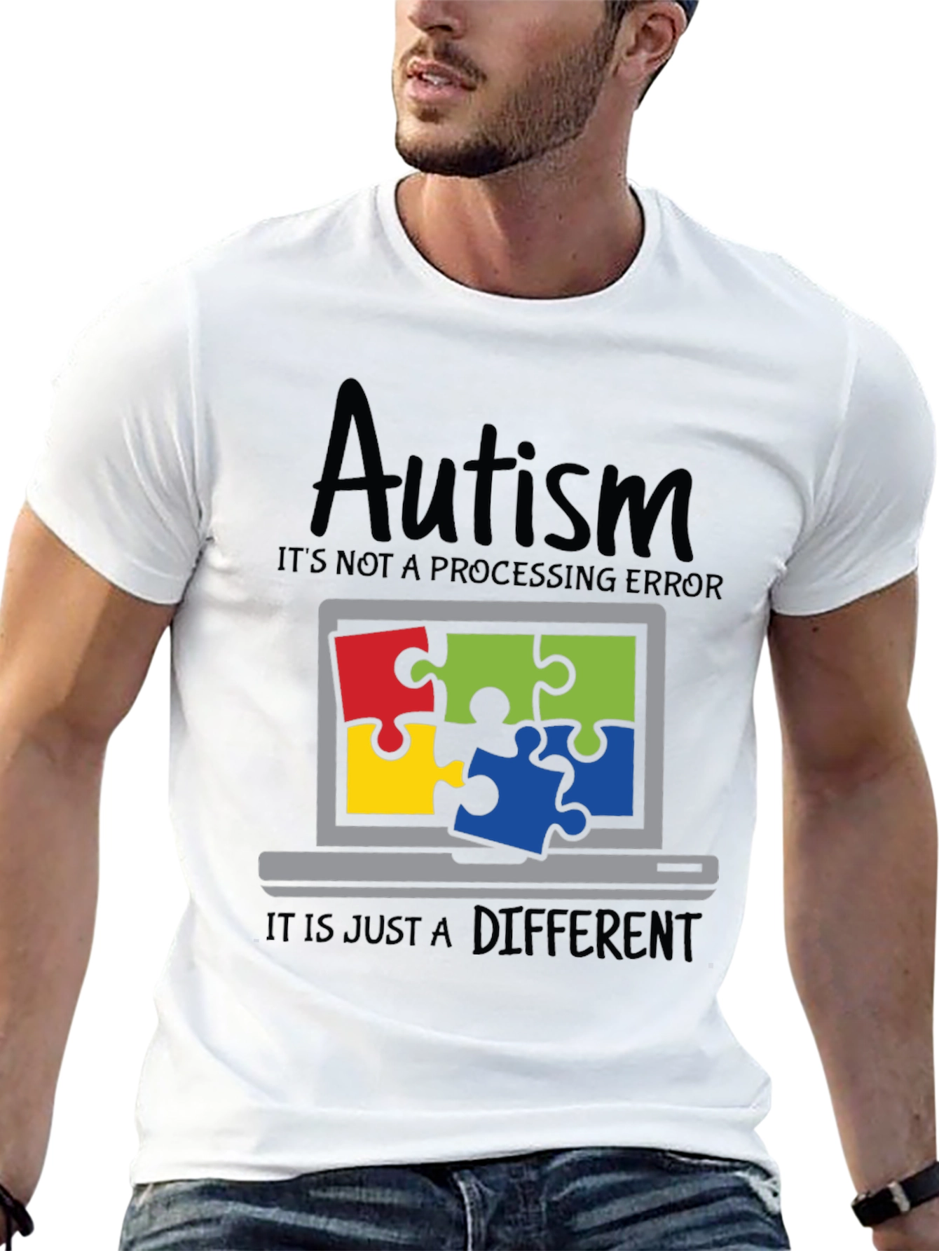 Autism Awareness T-Shirt - Not a Processing Error