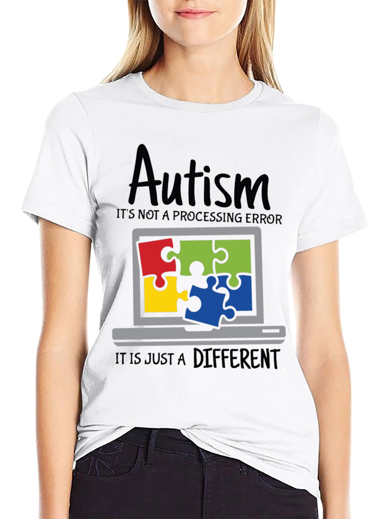 Autism Awareness T-Shirt - Not a Processing Error