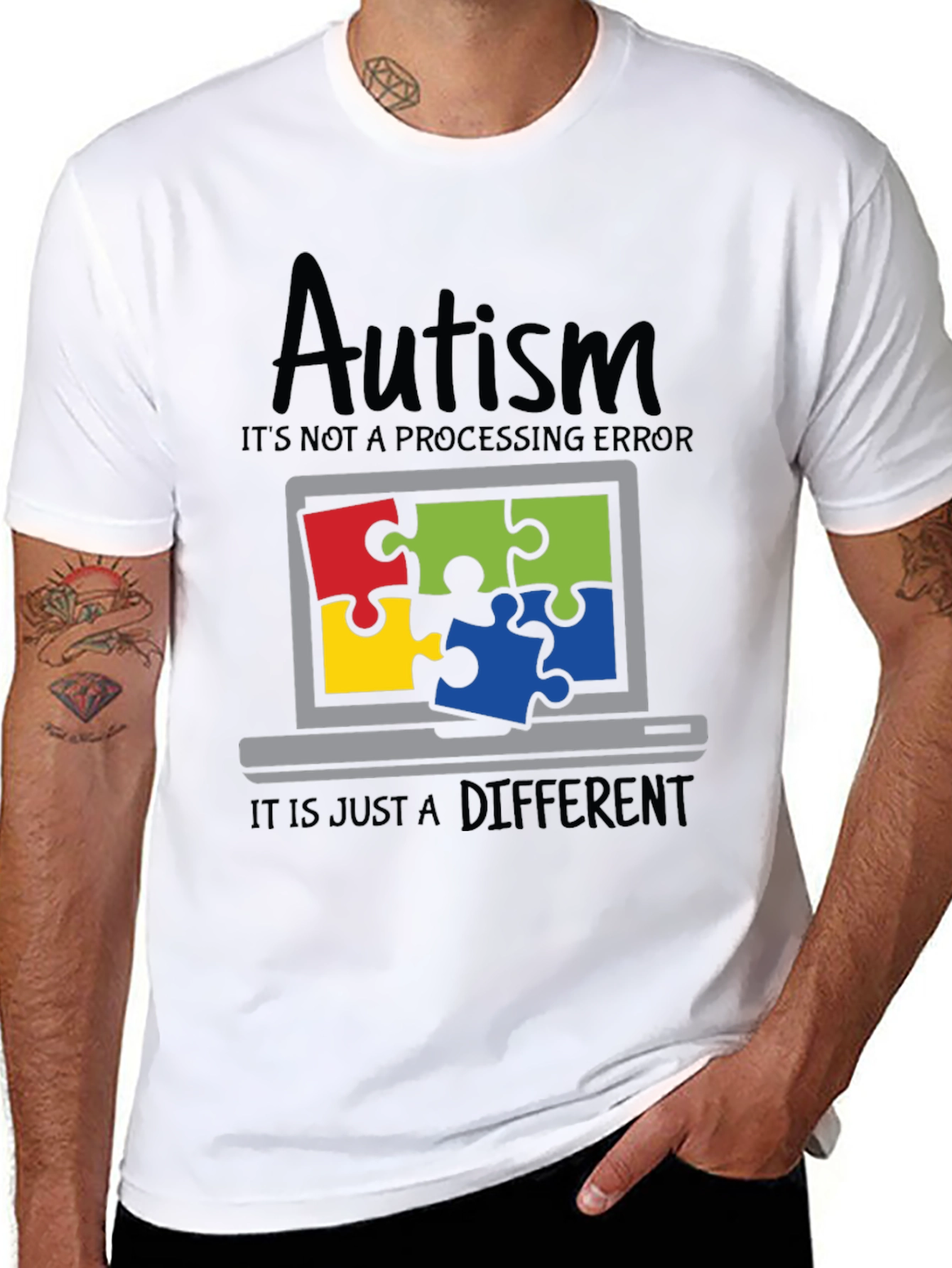 Autism Awareness T-Shirt - Not a Processing Error