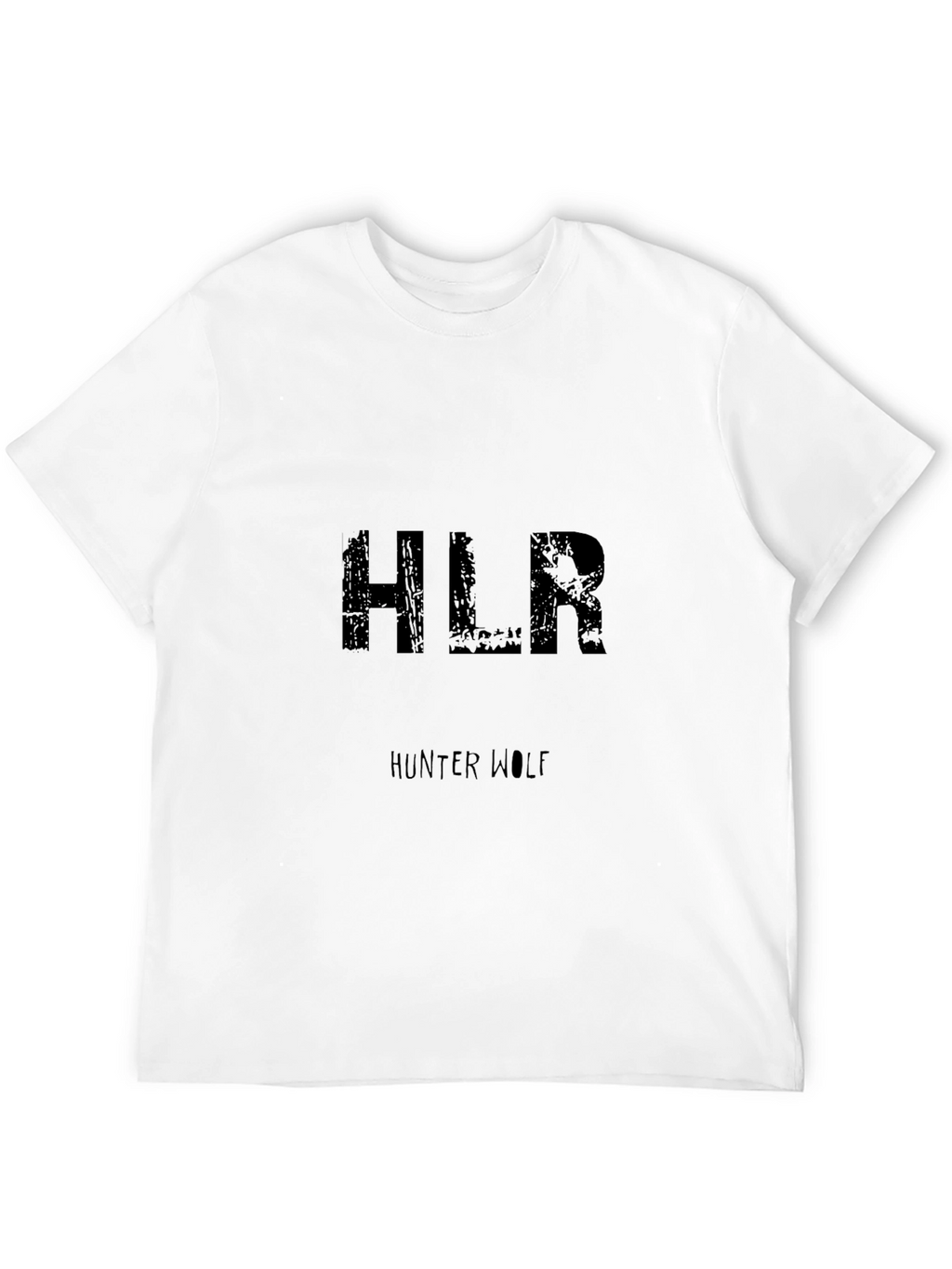 HLR Hunter Wolf Black Graphic T-Shirt
