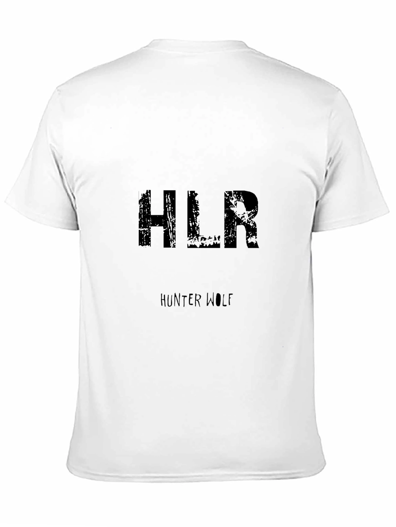 HLR Hunter Wolf Black Graphic T-Shirt
