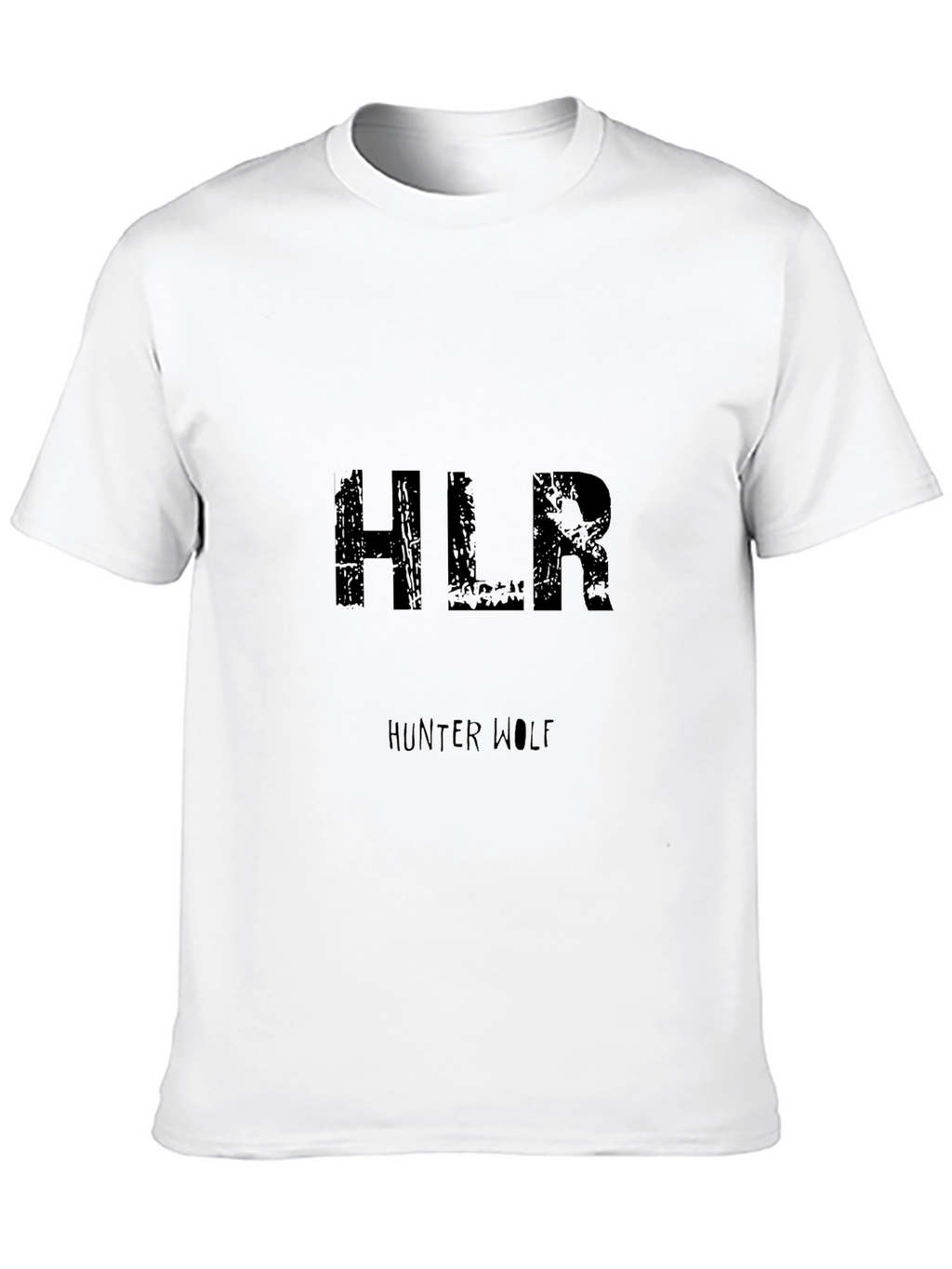 HLR Hunter Wolf Black Graphic T-Shirt