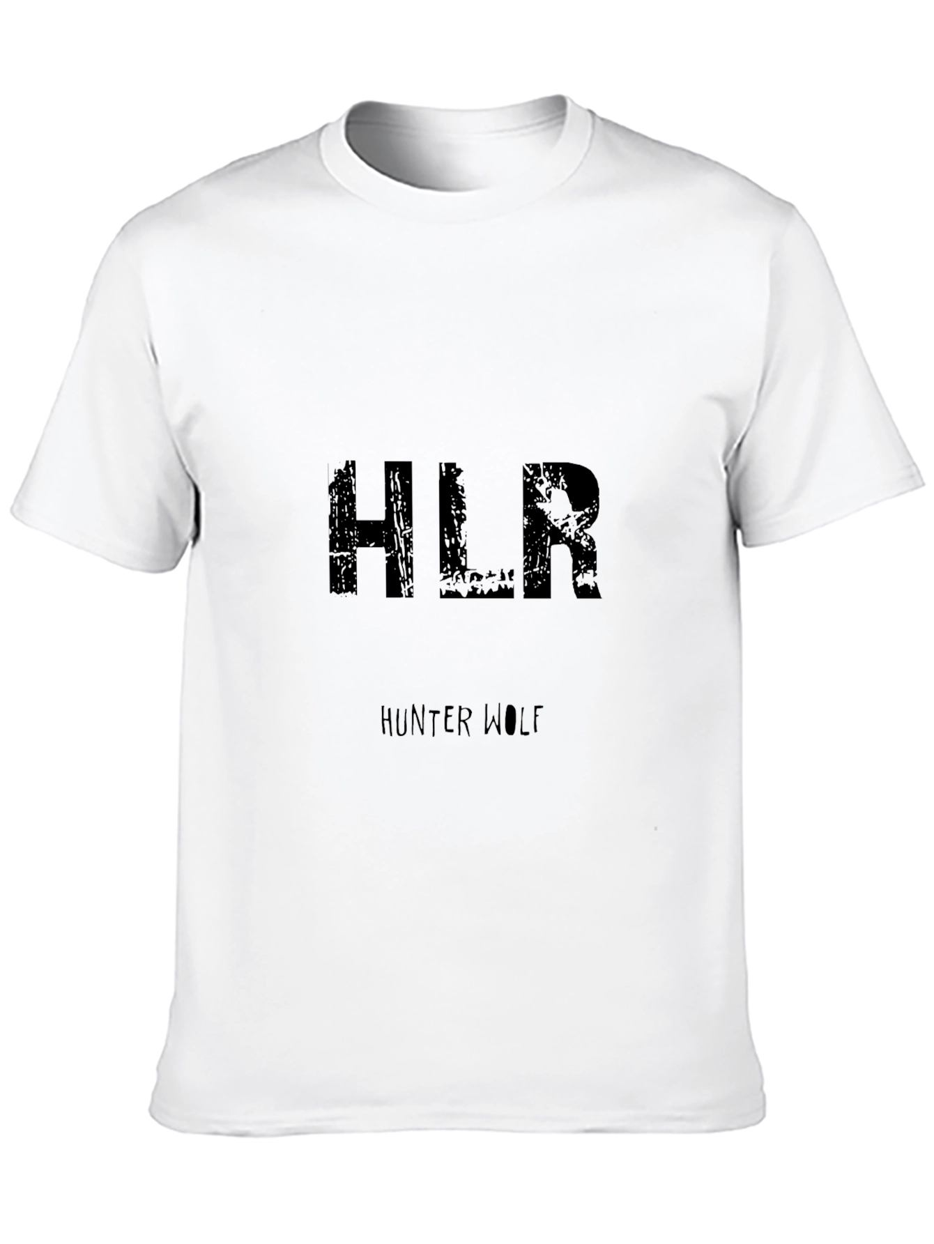 HLR Hunter Wolf Black Graphic T-Shirt