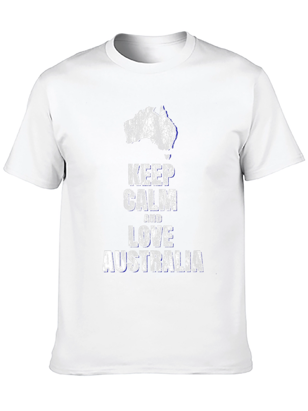 Keep Calm and Love Australia Black T-Shirt