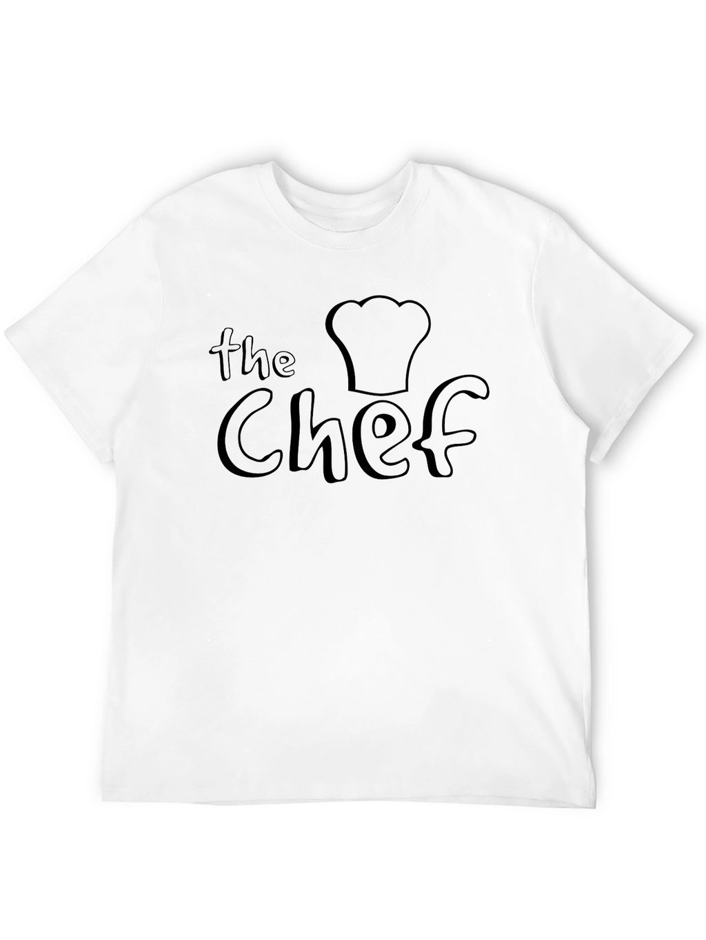 The Chef Graphic Tee - Black Crew Neck T-Shirt