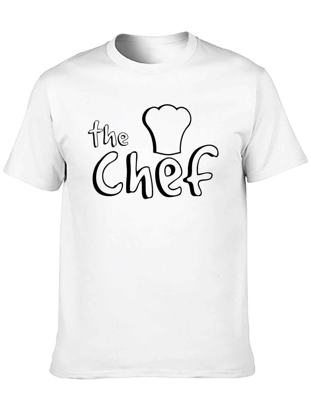 The Chef Graphic Tee - Black Crew Neck T-Shirt