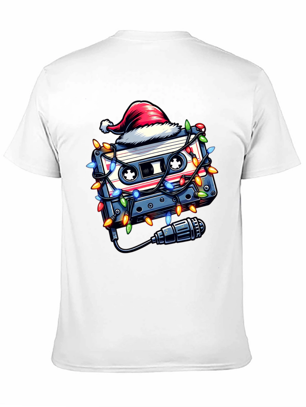 Retro Christmas Cassette Tape T-Shirt
