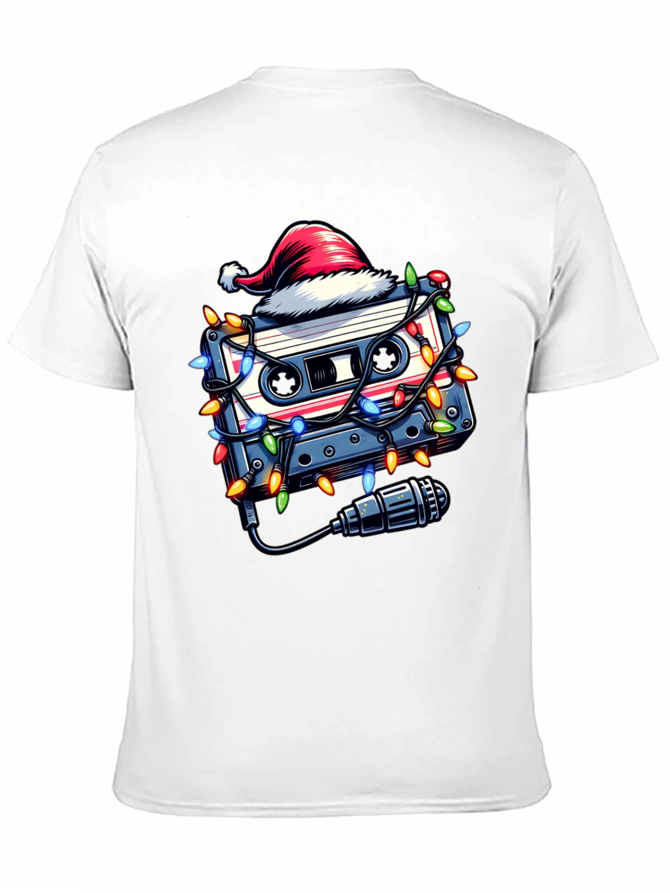 Retro Christmas Cassette Tape T-Shirt
