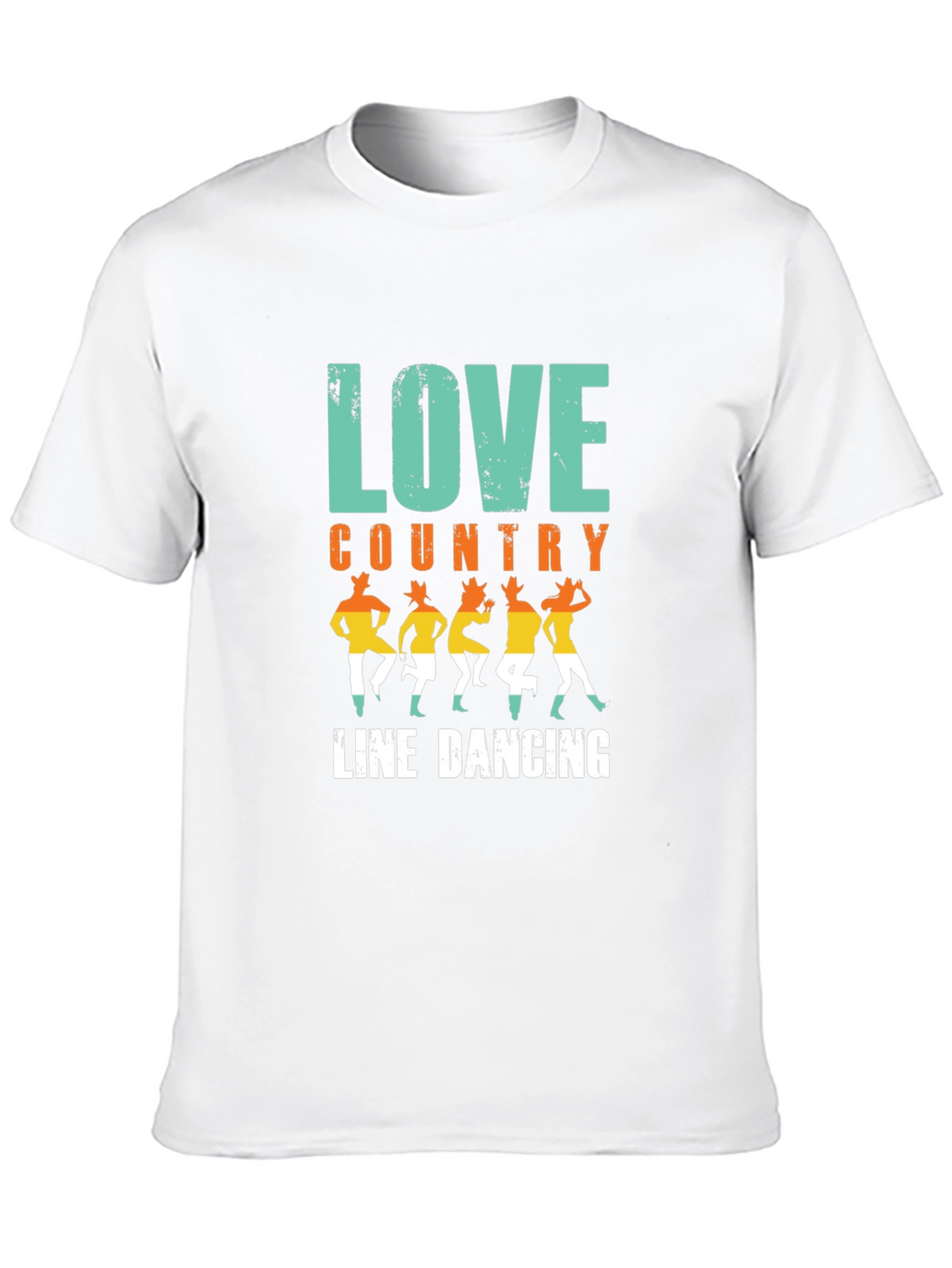 Love Country Line Dancing Graphic T-Shirt
